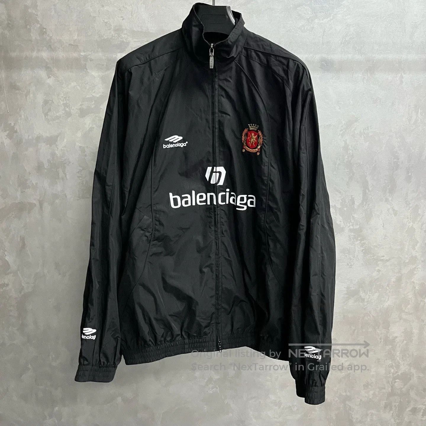 Balenciaga Balenciaga 2024 Black Letter Print Zip Jacket. Size US S / EU 44-46 / 1 - 1 Thumbnail