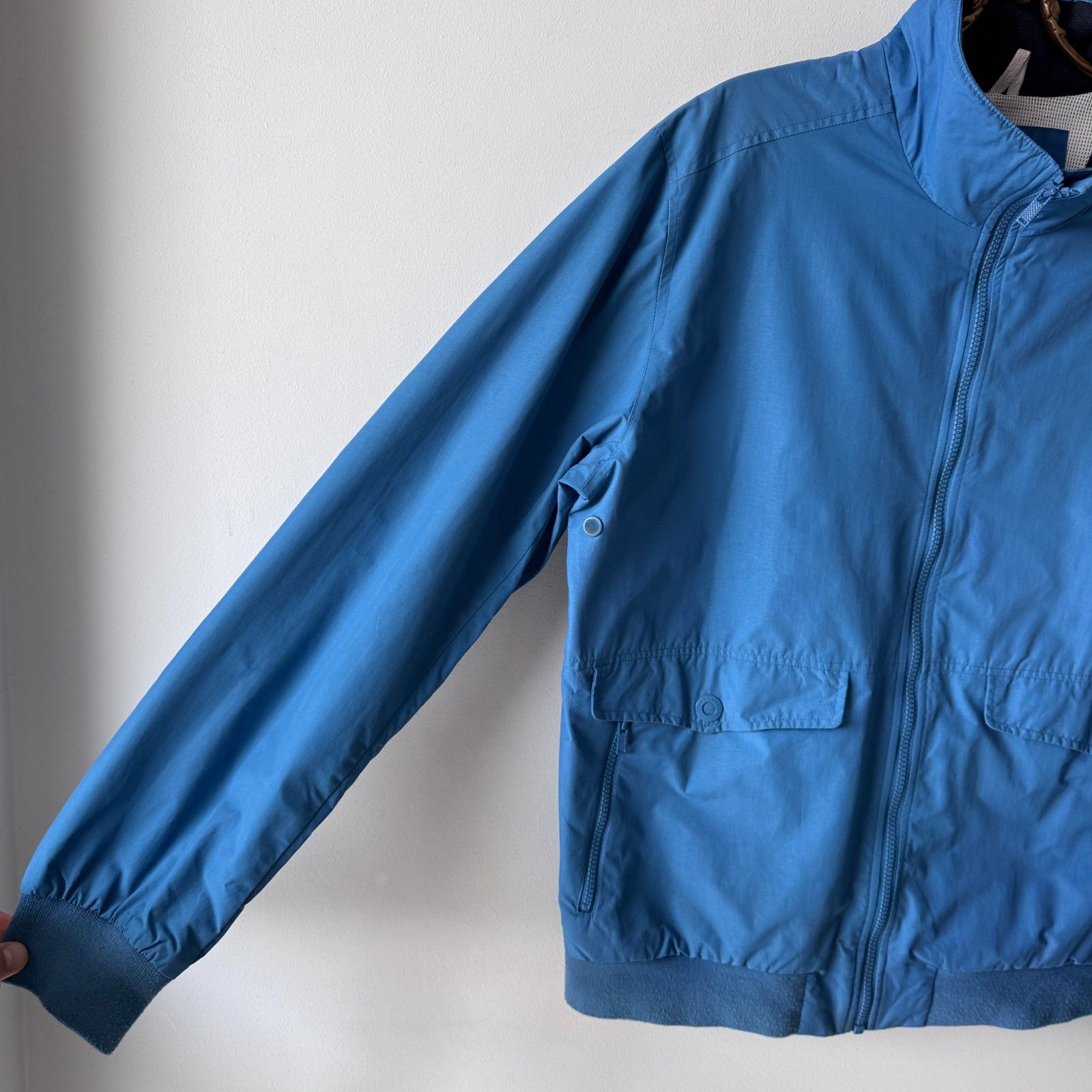 Lacoste Lacoste Vintage 00s Zip Jacket Blue Sample Metal Logo Size US L / EU 52-54 / 3 - 2 Thumbnail