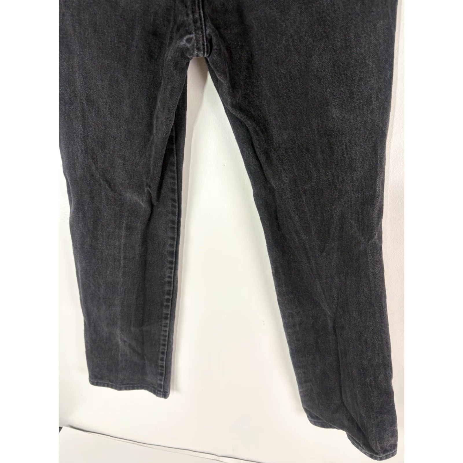 Wrangler VINTAGE Wrangler Men’s Jeans Brown Patch Black Wash Straight Fit 30X32 Dark Cotton Denim Size US 30 / EU 46 - 7 Thumbnail