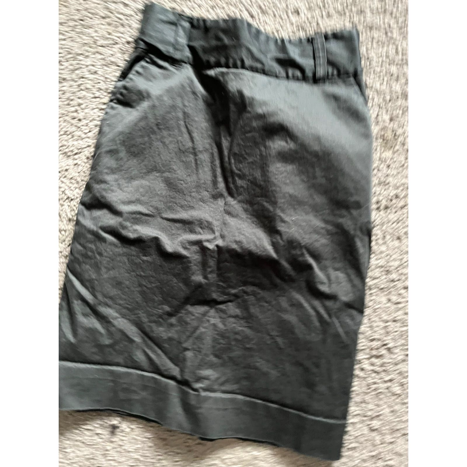 Banana Republic Banana Republic Skirt A-Line Women Size 0 Black Knee Length Stretch Cotton Blend Zipper Formal Career Work Womens Size 25" / US 0 / IT 36 - 2 Thumbnail