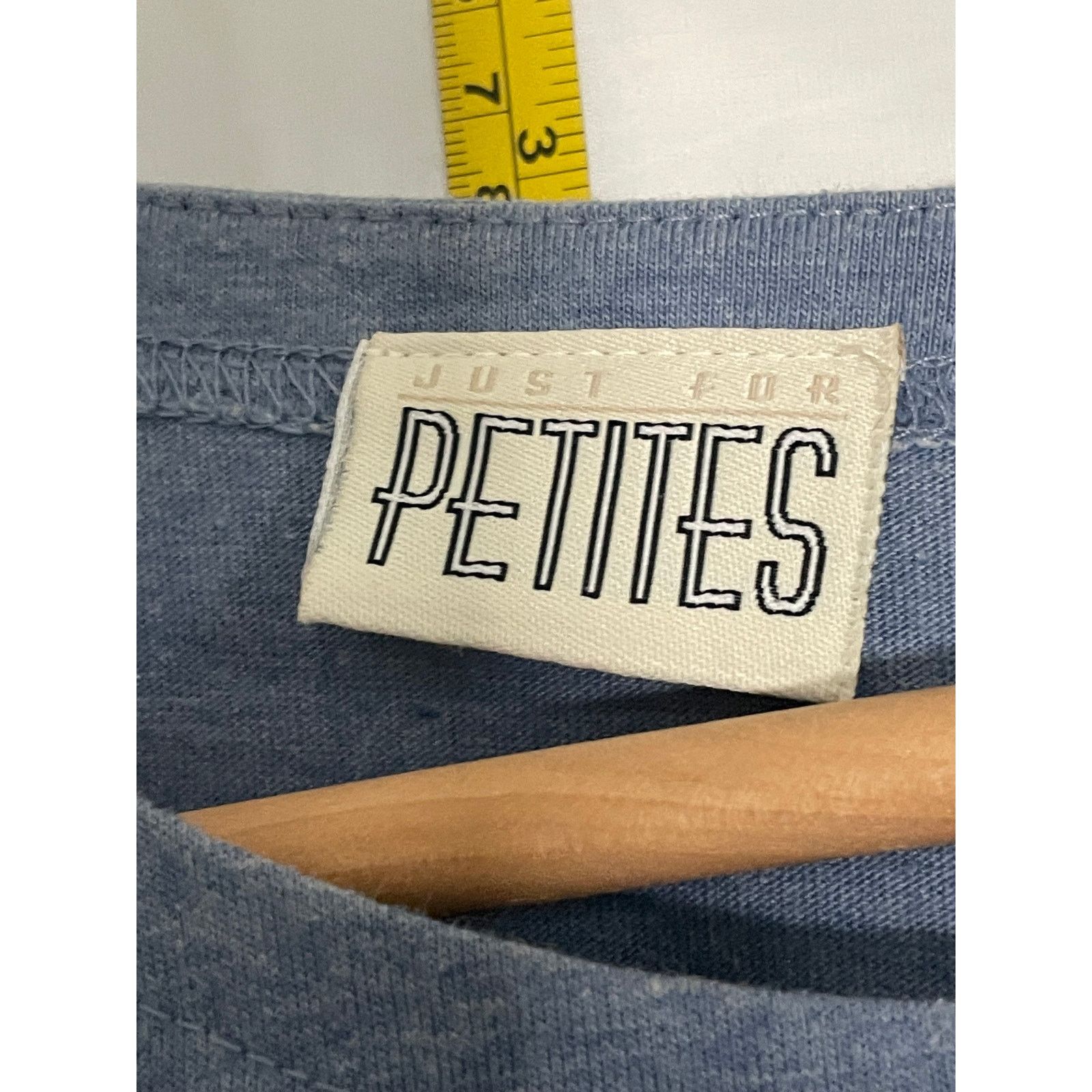 Other Just for Petites Womans Embellished Short Sleeve Top Size L / US 10 / IT 46 - 4 Thumbnail