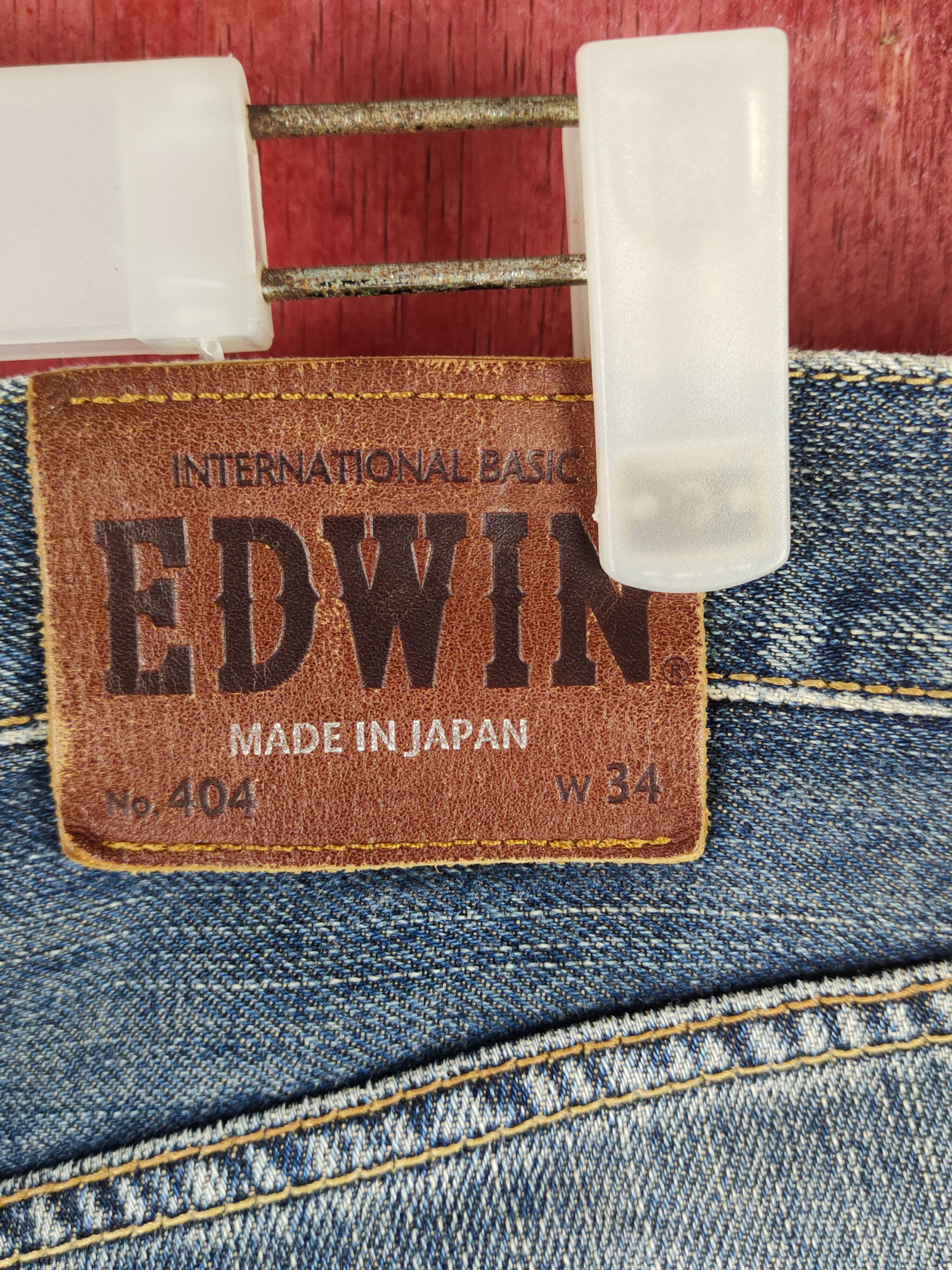Edwin Edwin Dark Blue Faded Distressed Ripped Jeans #S2310 Size US 34 / EU 50 - 12 Thumbnail