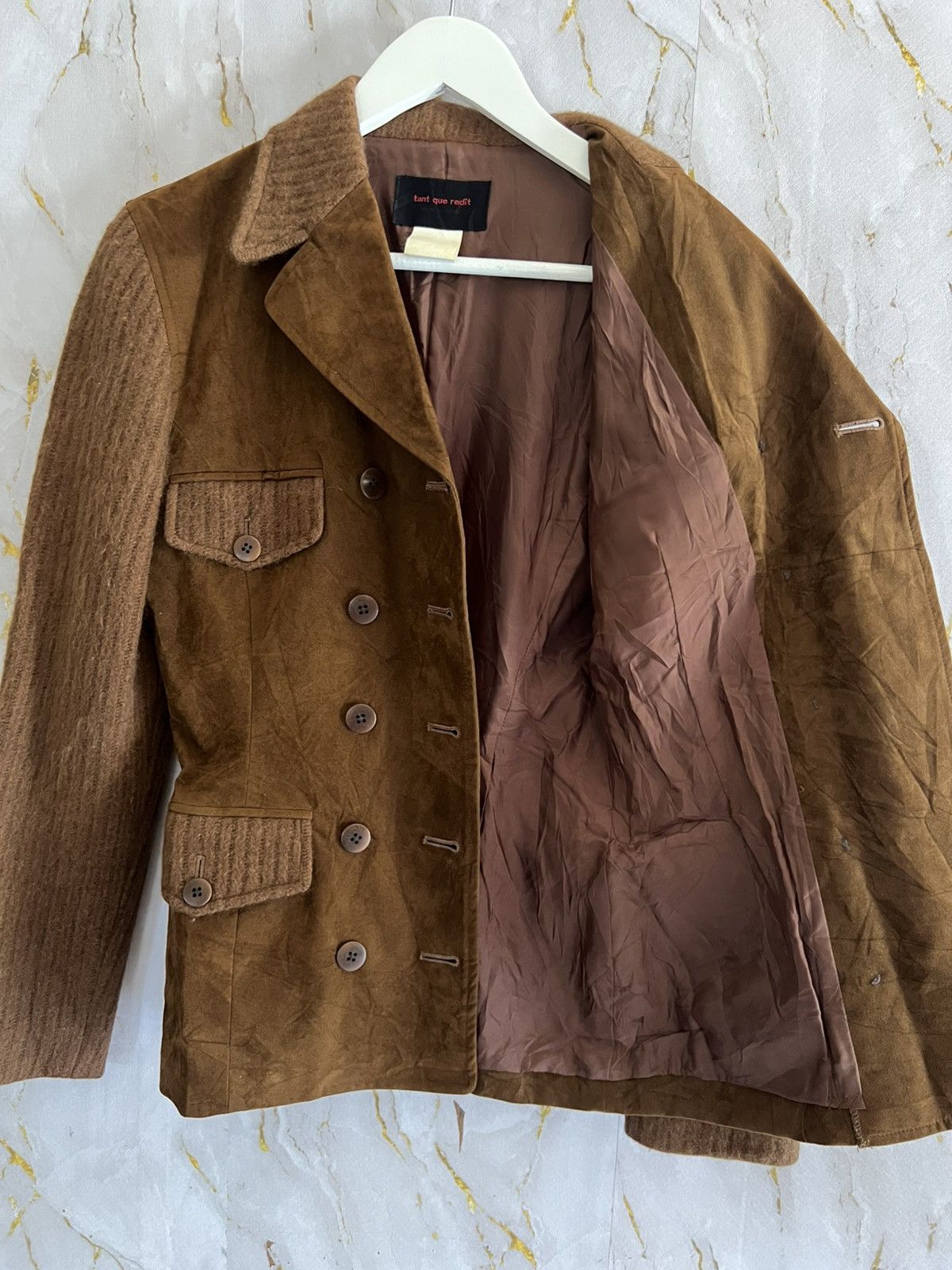 Japanese Brand Tant Que Redit Jacket Minimalist Japanese Designer Size S / US 4 / IT 40 - 3 Thumbnail
