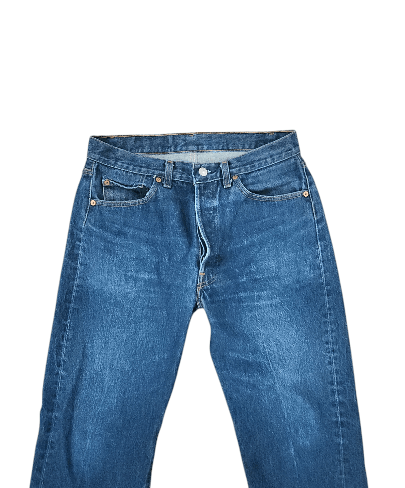 Levi's × Vintage Levi's True Vintage 501 XX USA Made VTG Red Tab OG Blue 34 Size US 34 / EU 50 - 2 Thumbnail