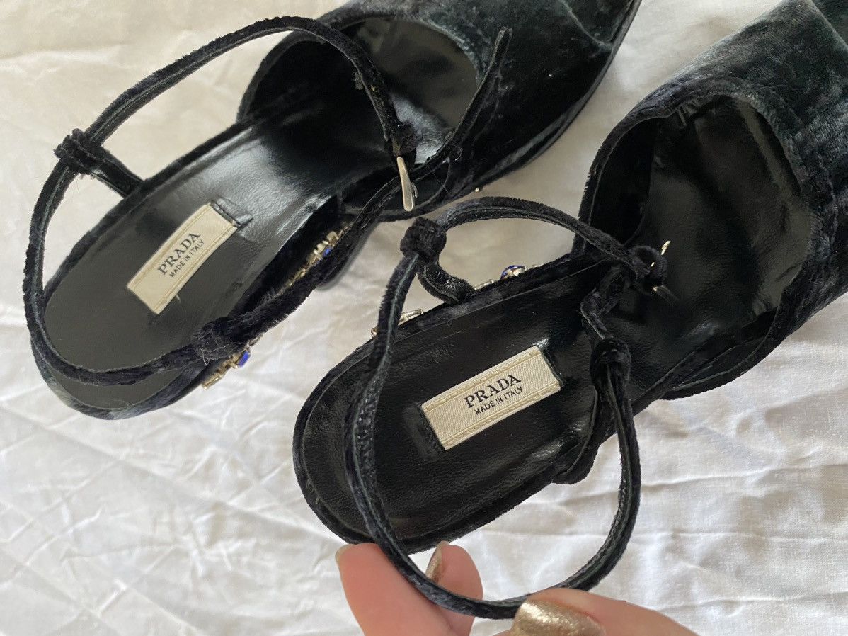 Prada vintage podium platform sandals Prada Fall 2004 Size US 8.5 / IT 38.5 - 6 Thumbnail