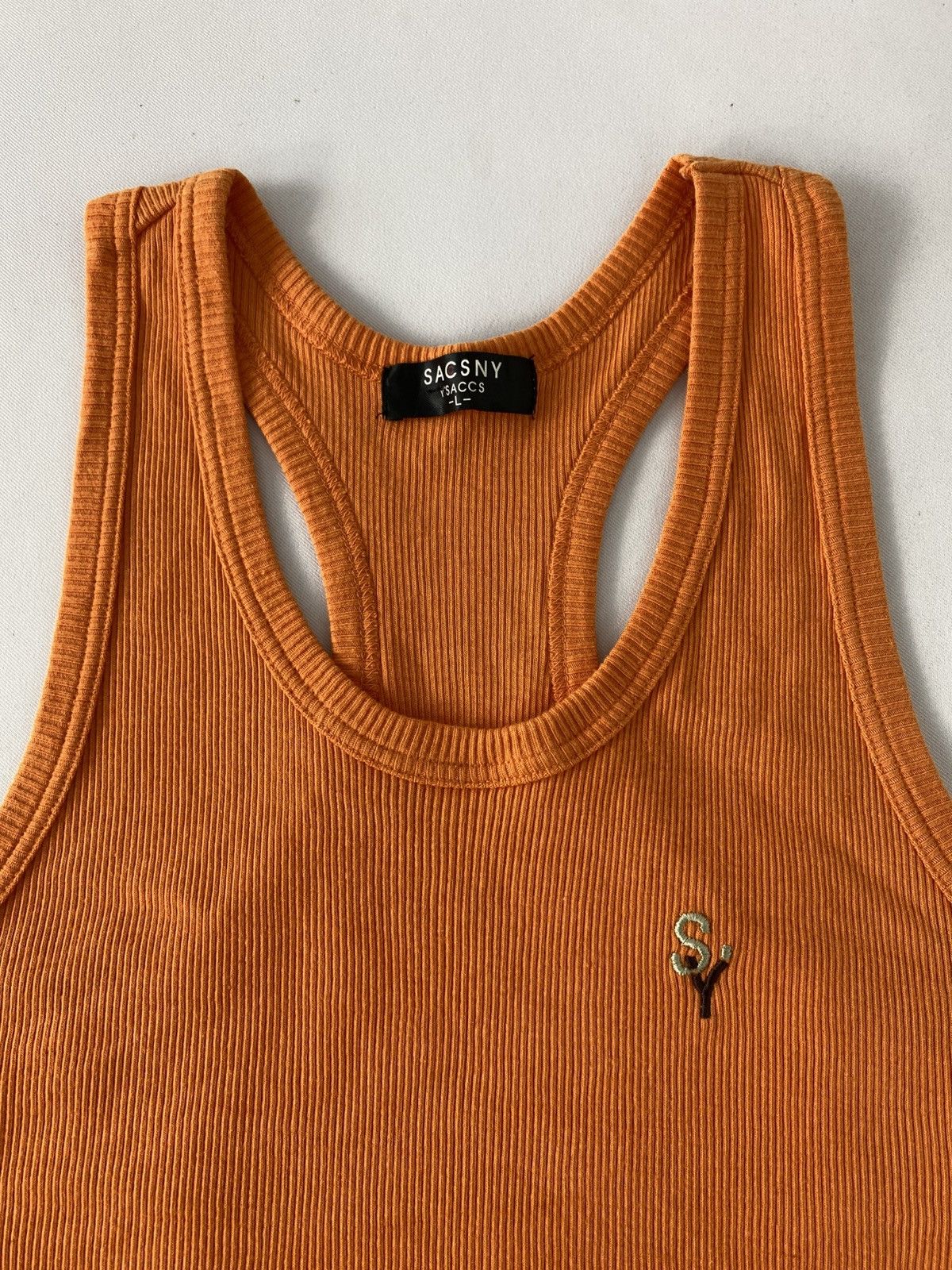 Yohji Yamamoto Yohji Yamamoto Saccsny Y’saccs Orange Tank Top Sleeveless Size US S / EU 44-46 / 1 - 4 Thumbnail