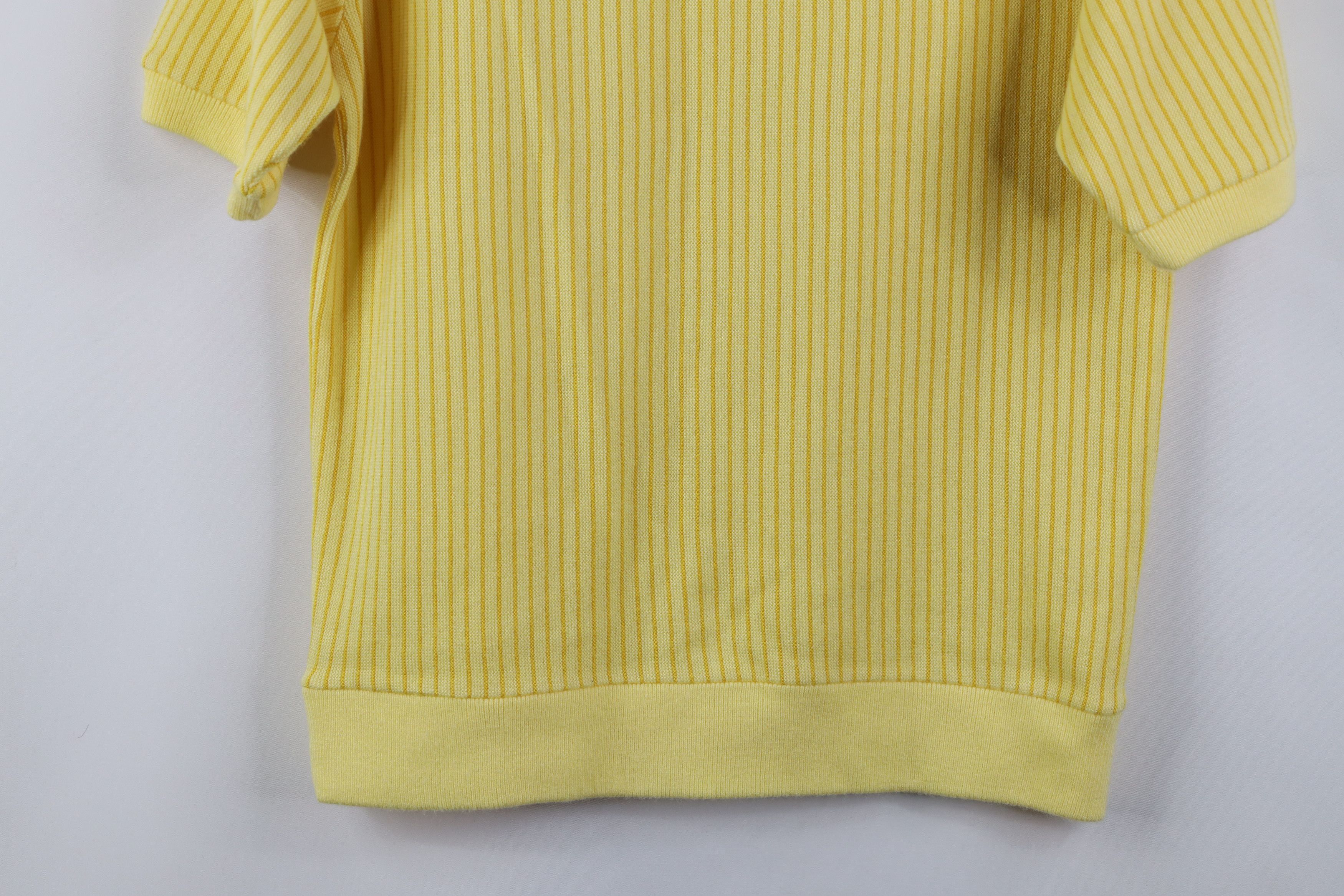 Vintage Vintage 50s Streetwear Short Sleeve Ringer Mock Neck Sweater Size US S / EU 44-46 / 1 - 14 Thumbnail