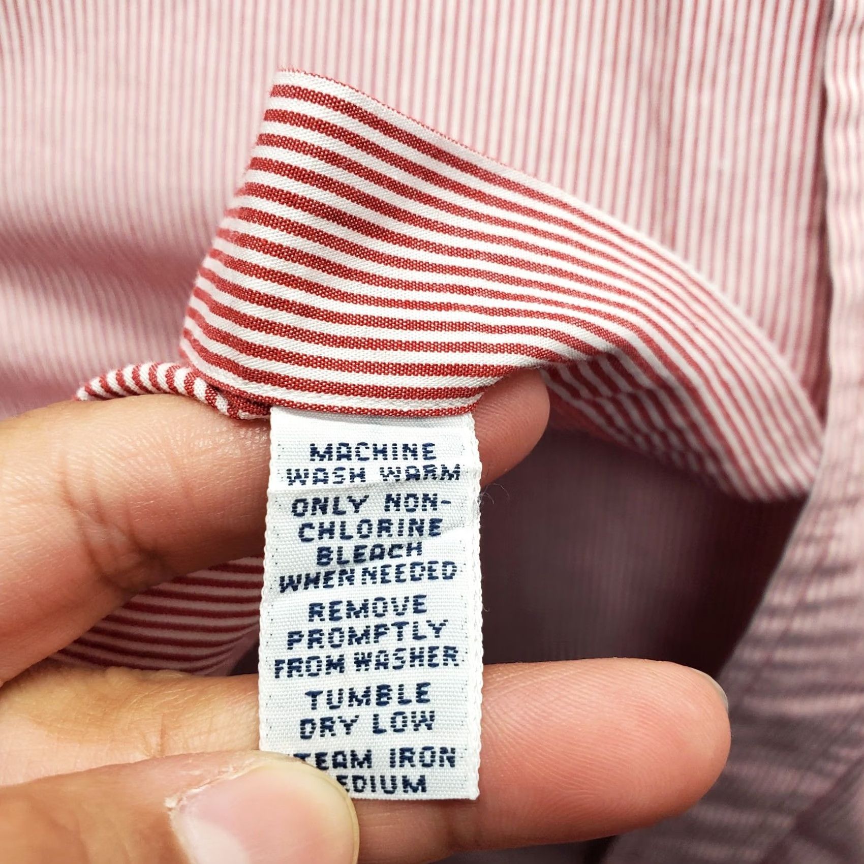 Ralph Lauren Ralph Lauren Mens Dress Shirt 17 Multicolor Striped Long Sleeve Button-Down Shirt Size 46R - 6 Thumbnail