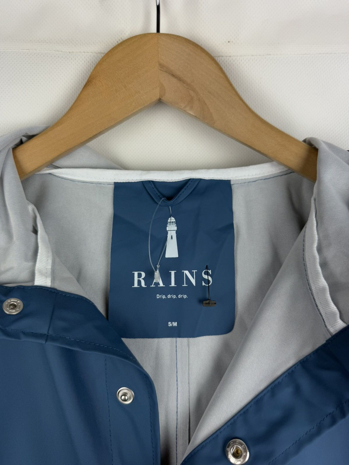 Rains Rains Unisex Hooded Raincoat Jacket Size S / M Size US S / EU 44-46 / 1 - 23 Thumbnail