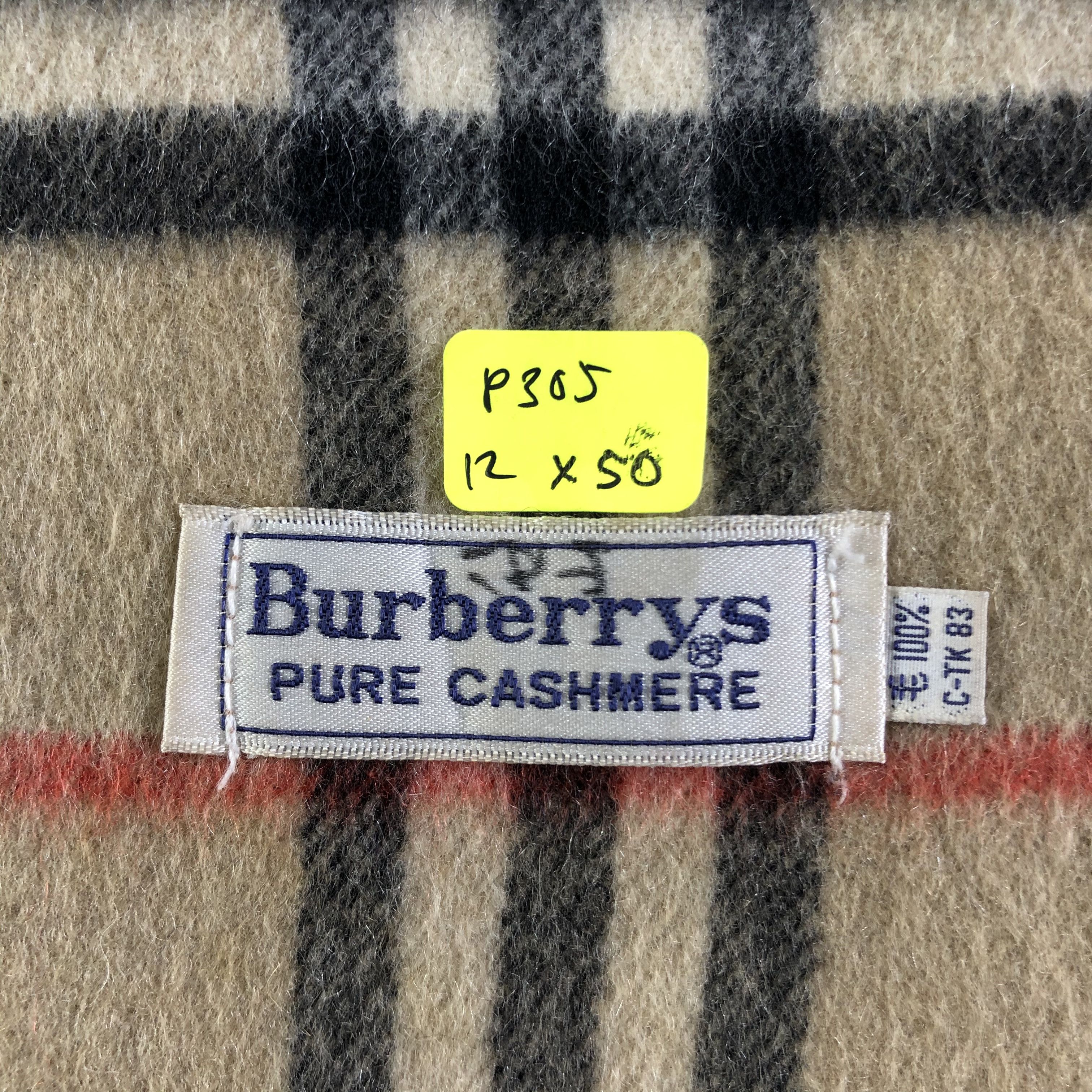 Burberry Burberry Cashmere Scarf / Muffler / Neckwear P305 Size ONE SIZE - 6 Thumbnail
