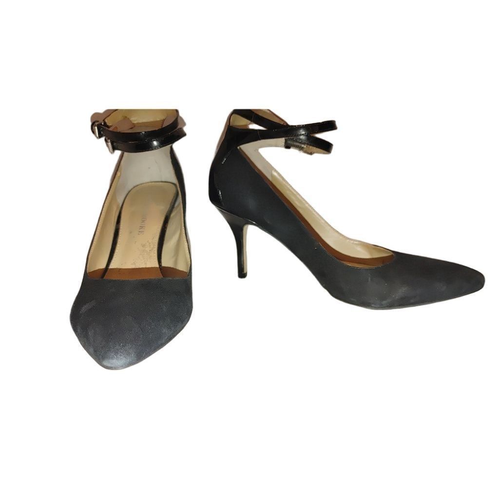 The Unbranded Brand Audrey Brooke Double Ankle Strap Suede Heels Size 9.5 Size US 9.5 / IT 39.5 - 3 Thumbnail