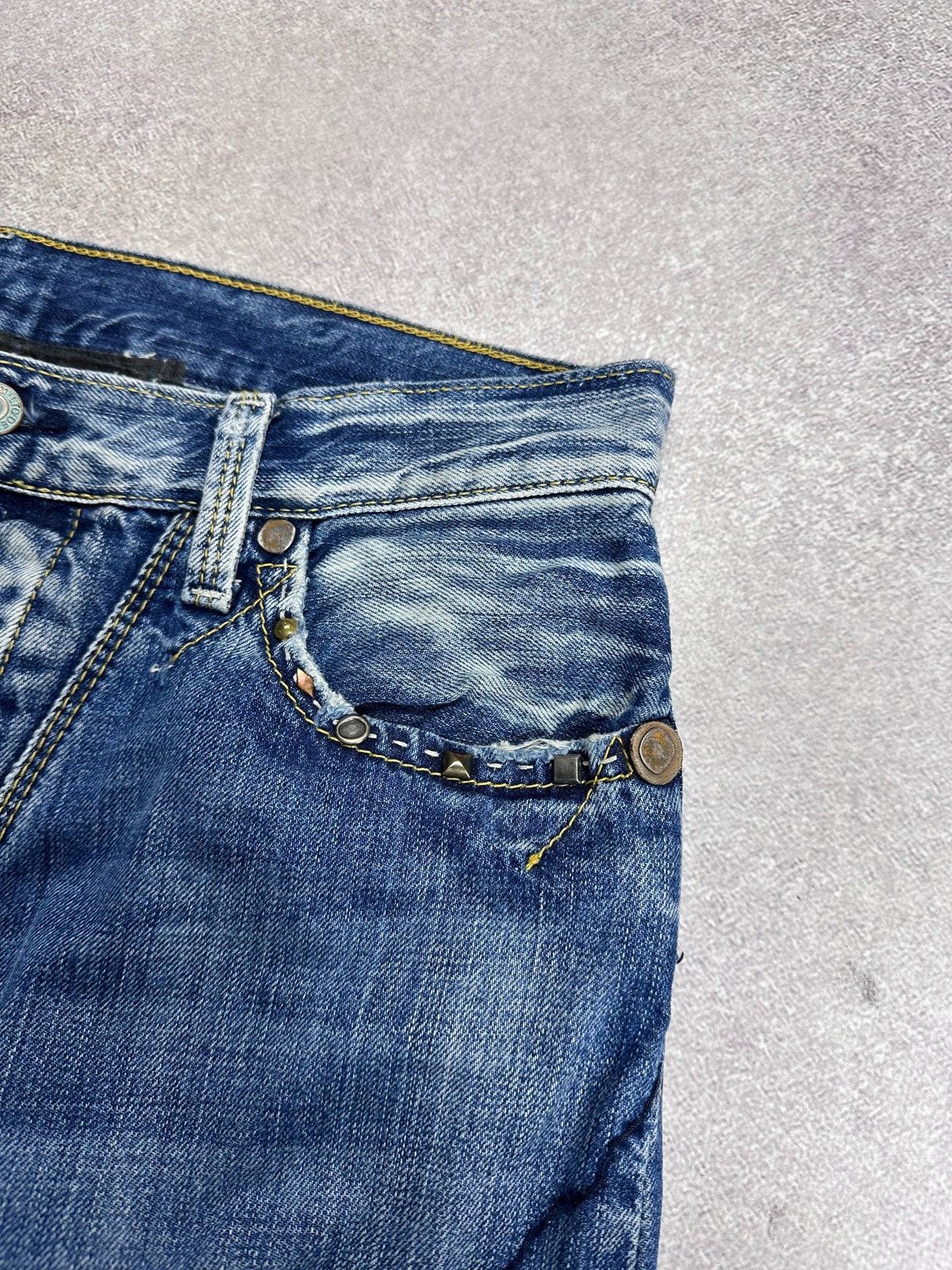 Japanese Brand Vintage Japan Rags Jeans Baggy Y2K Pants 30 Size US 30 / EU 46 - 6 Thumbnail