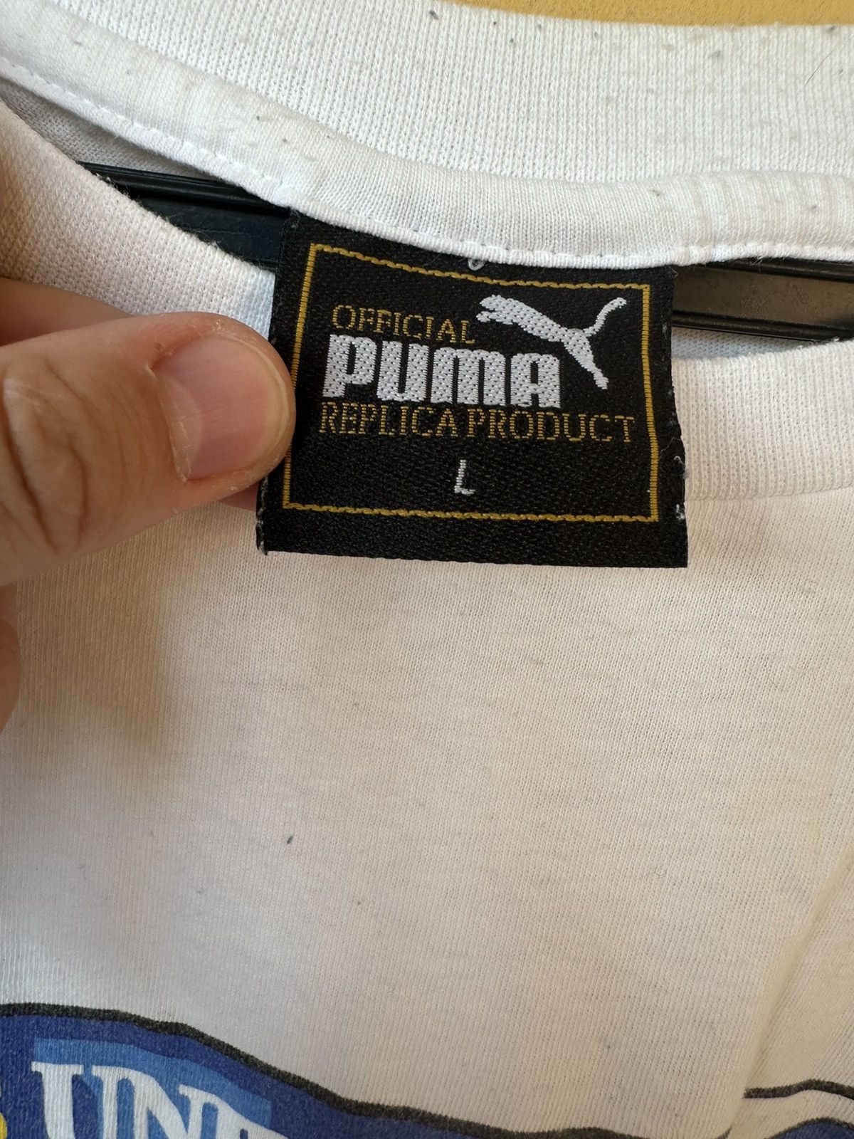 Puma Puma Rare Leeds United Vintage 90s Training T Shirt size L Size US L / EU 52-54 / 3 - 3 Thumbnail