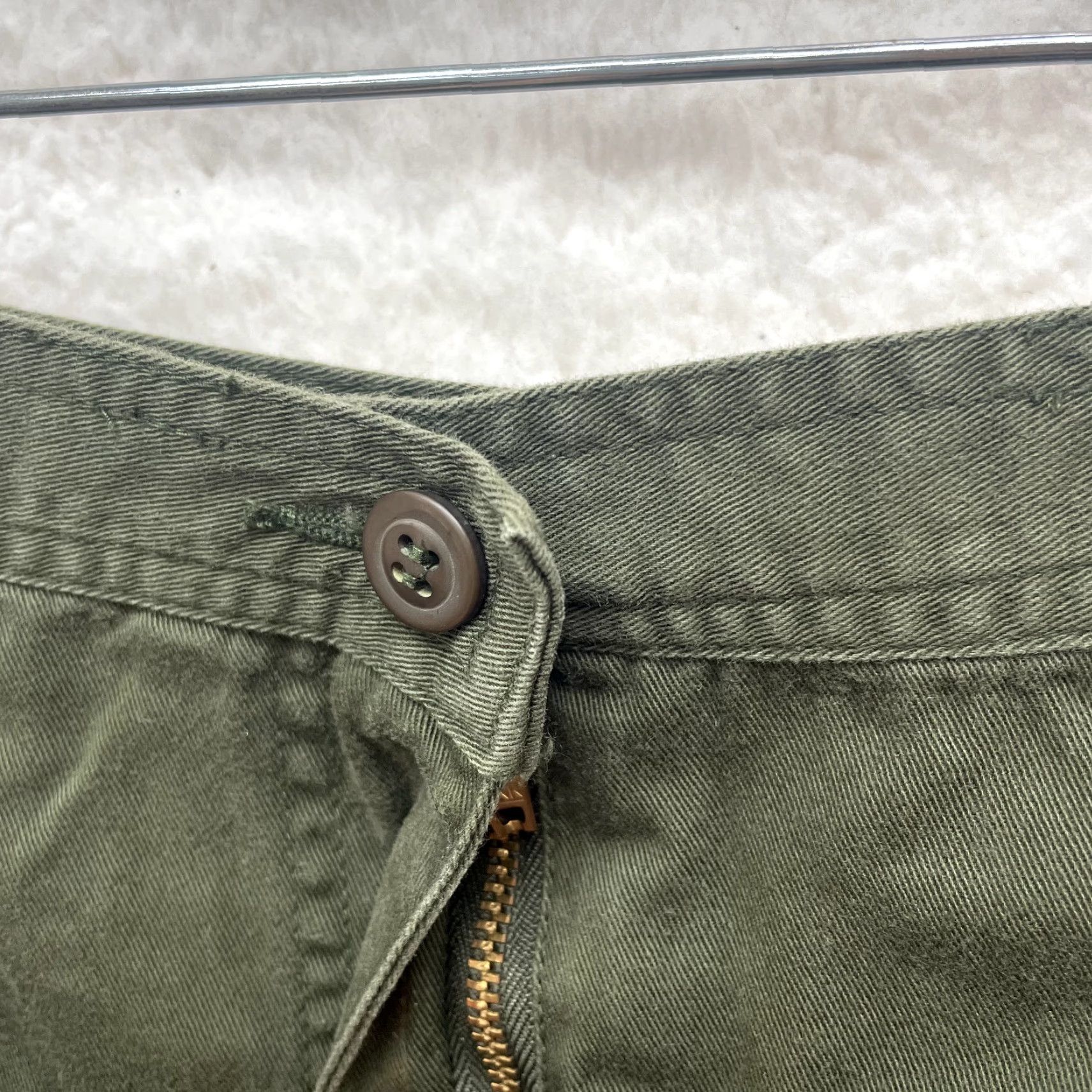 Vintage VINTAGE Maxi Skirt 14 XL Army Green Boho Fairy Grunge Whimsigoth Cyber Cargo Women? Size 36" / US 14 / IT 50 - 3 Thumbnail