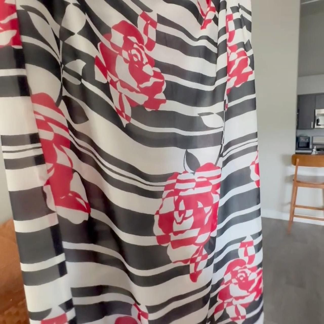 Oscar De La Renta Oscar De La Renta Vintage zebra abstract & 🌹 Silk Maxi 6 Size 28" / US 6 / IT 42 - 8 Thumbnail
