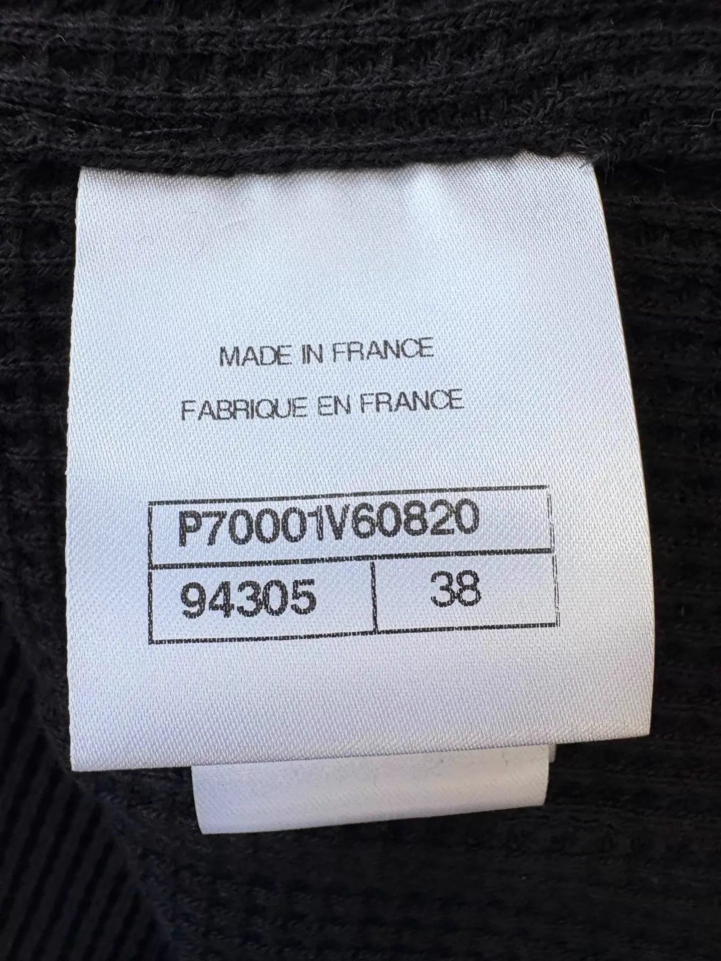 Chanel Chanel 21C Waffle CC Crystal Blazer Women's Black Size S / US 4 / IT 40 - 6 Thumbnail