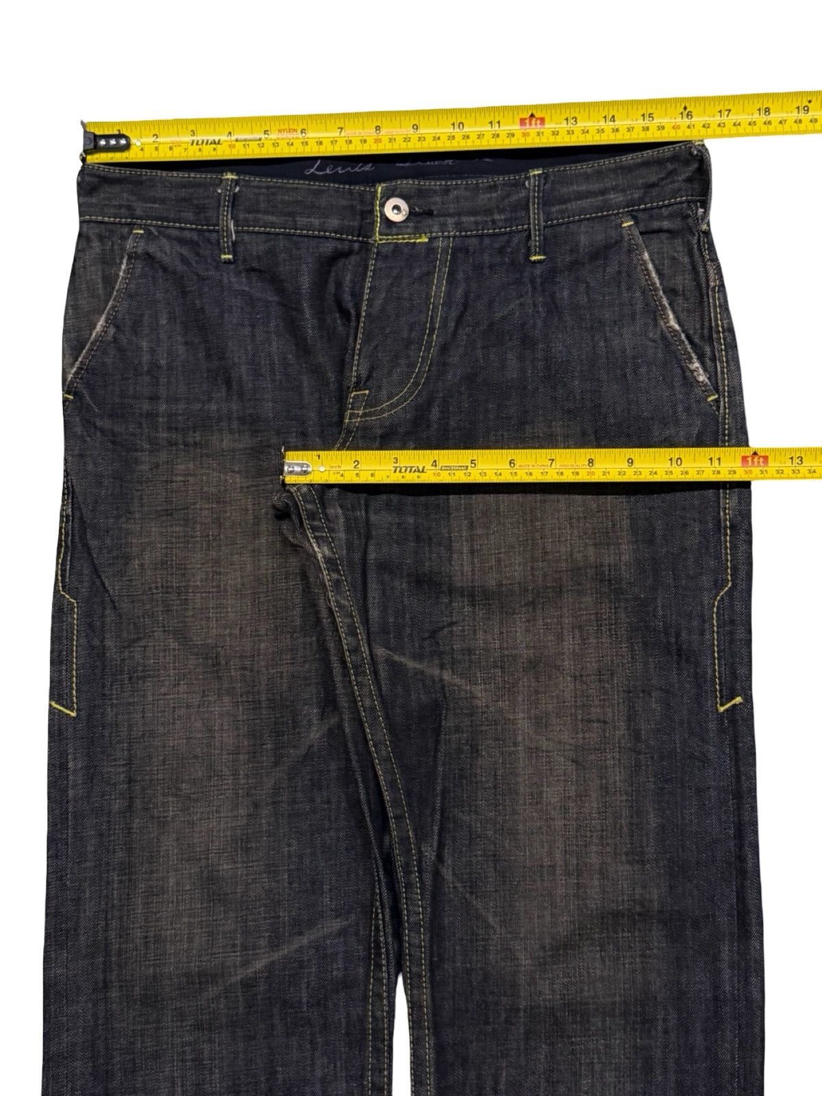 Levi's Vintage 00s Levi’s Black 521-00 Japanese Denim Jeans | W32 Size US 32 / EU 48 - 17 Thumbnail
