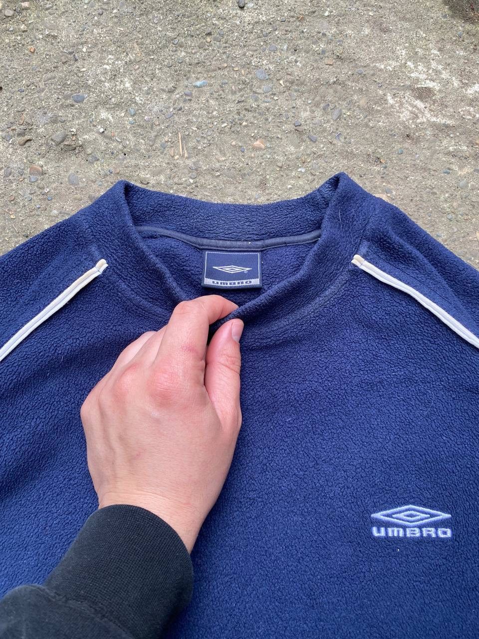 Japanese Brand × Vintage Umbro Fleece Vintage Diesel style distressed sweatshirt Size US XL / EU 56 / 4 - 8 Thumbnail