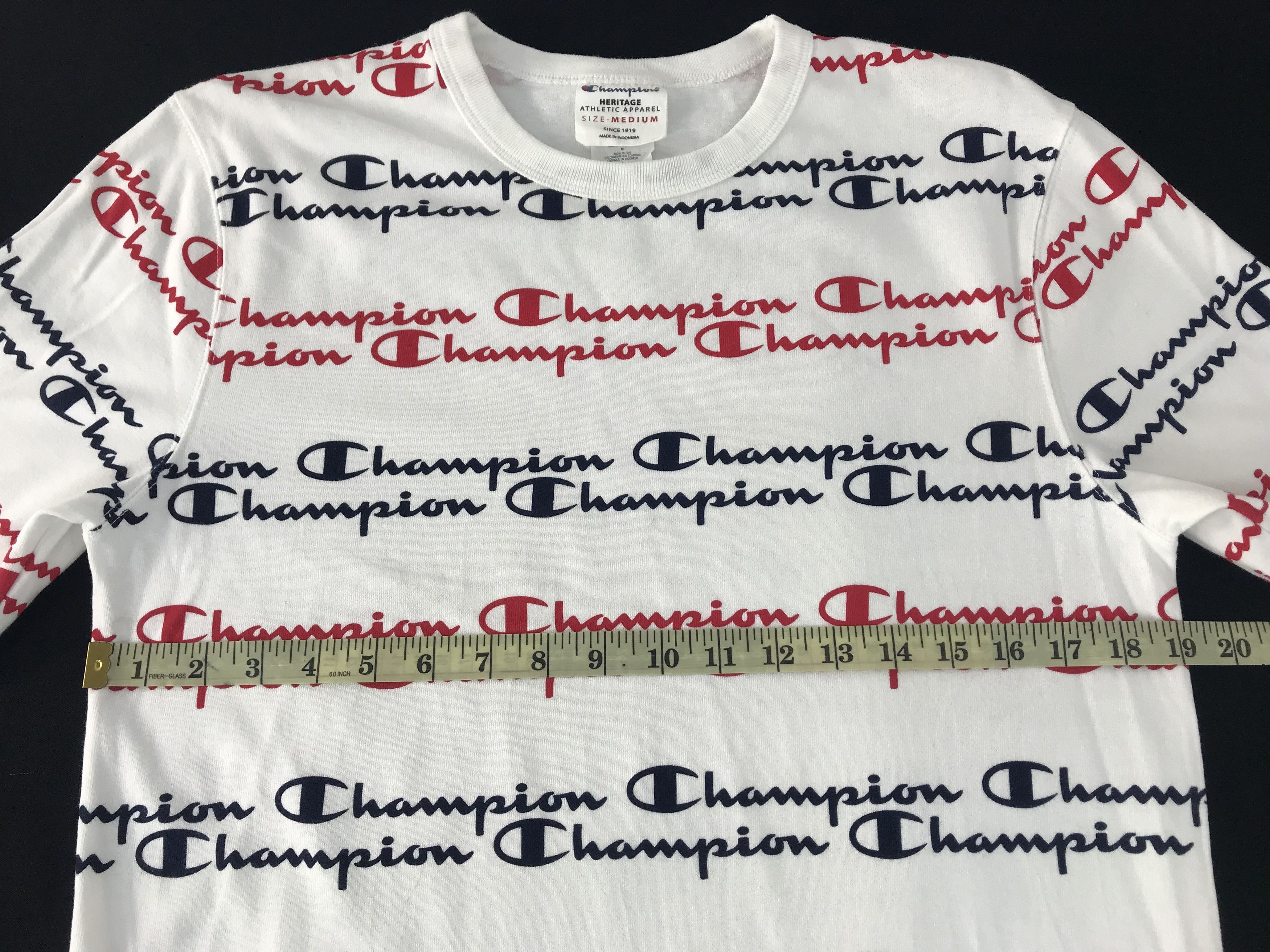 Champion Champion Heritage Athletic Striped Printed Tee T-shirt Size US M / EU 48-50 / 2 - 7 Thumbnail
