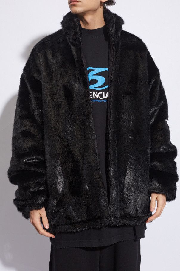 Balenciaga o1mt1gz0924 Zip Up Jacket in Black Size US M / EU 48-50 / 2 - 3 Thumbnail