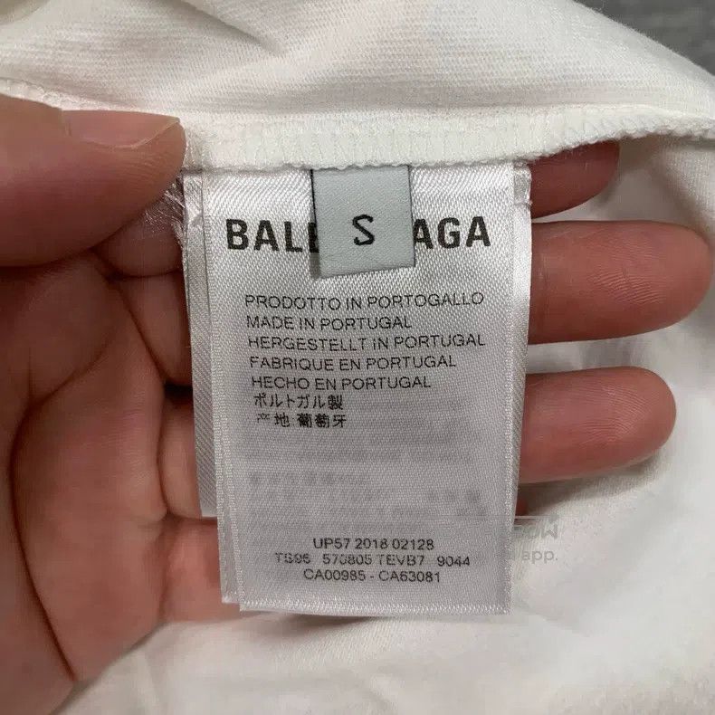 Balenciaga Balenciaga White Gymnast Short Sleeve Size US S / EU 44-46 / 1 - 7 Thumbnail