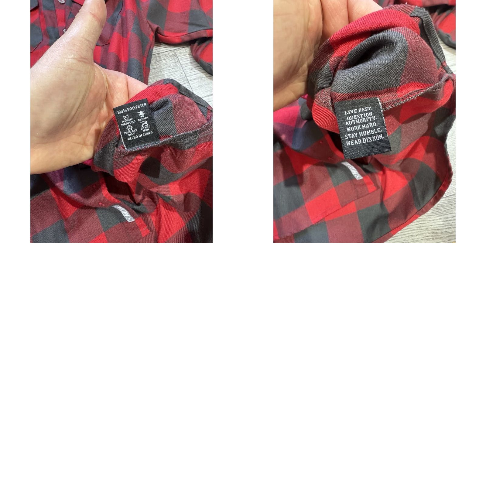 Vintage Dixxon Fifty Fifty Flannel Red Buffalo Plaid Button Down Shirt Mens Size Large Size US L / EU 52-54 / 3 - 9 Thumbnail