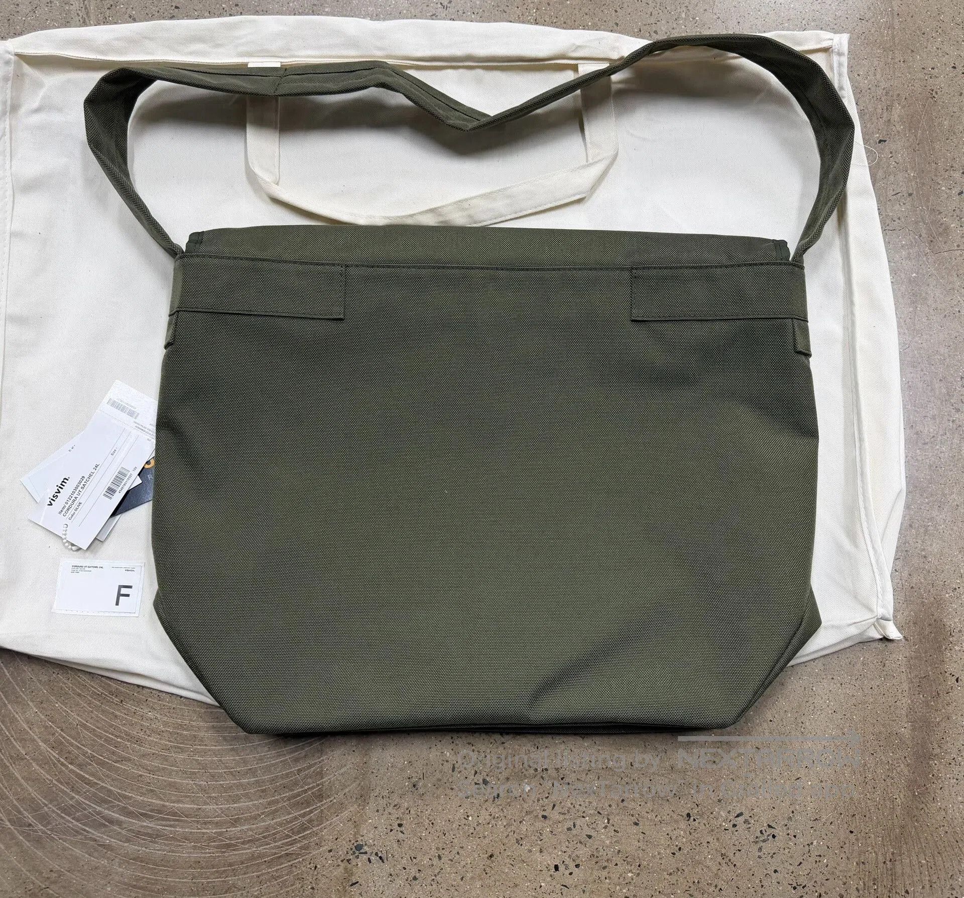 Visvim Visvim Cordura Satchel Bag in Olive. Size ONE SIZE - 9 Thumbnail