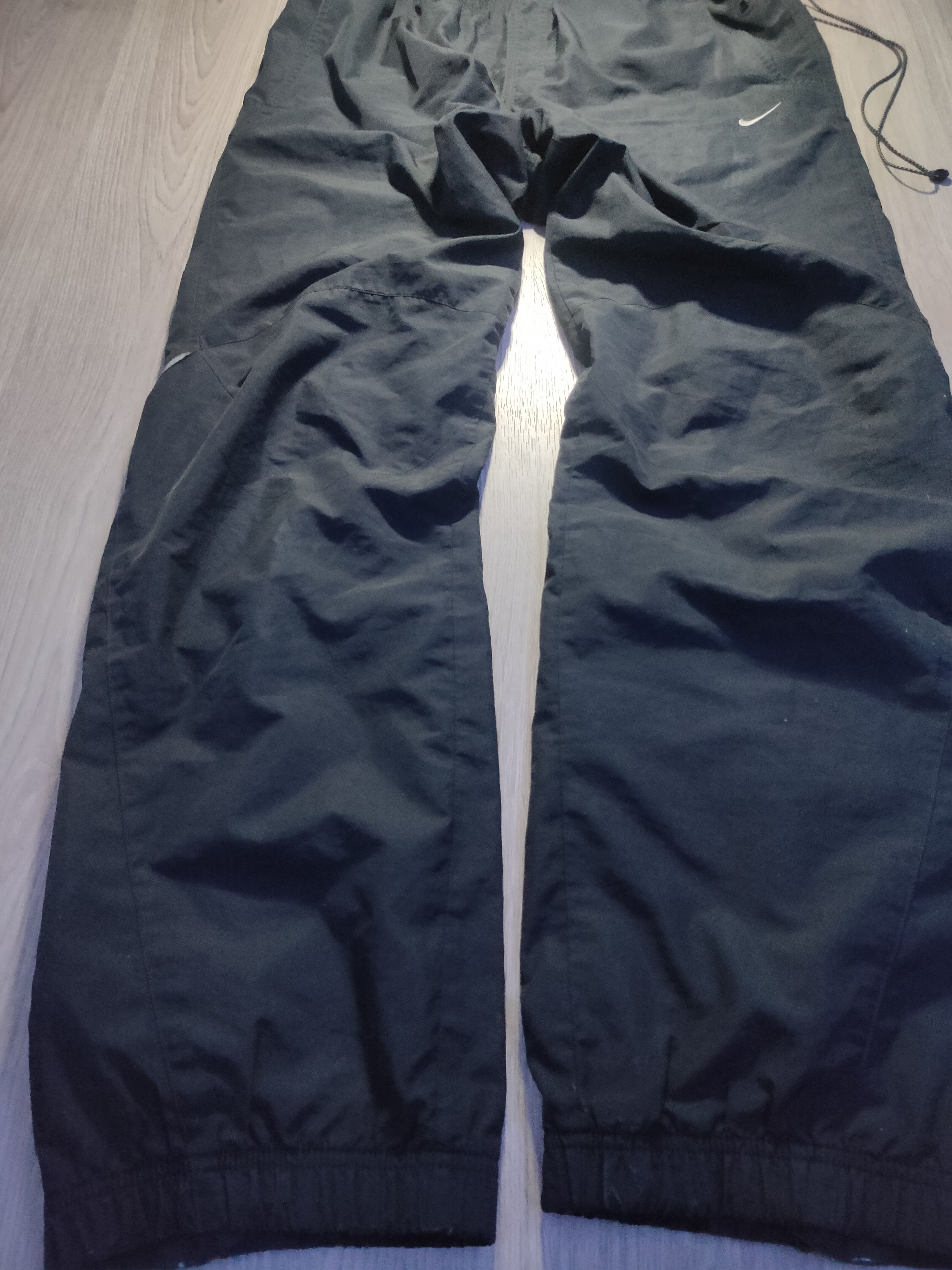 Nike × Vintage 90s Nike Swoosh Vintage Y2K Parachute Nylon Baggy Pants Size US 32 / EU 48 - 6 Thumbnail