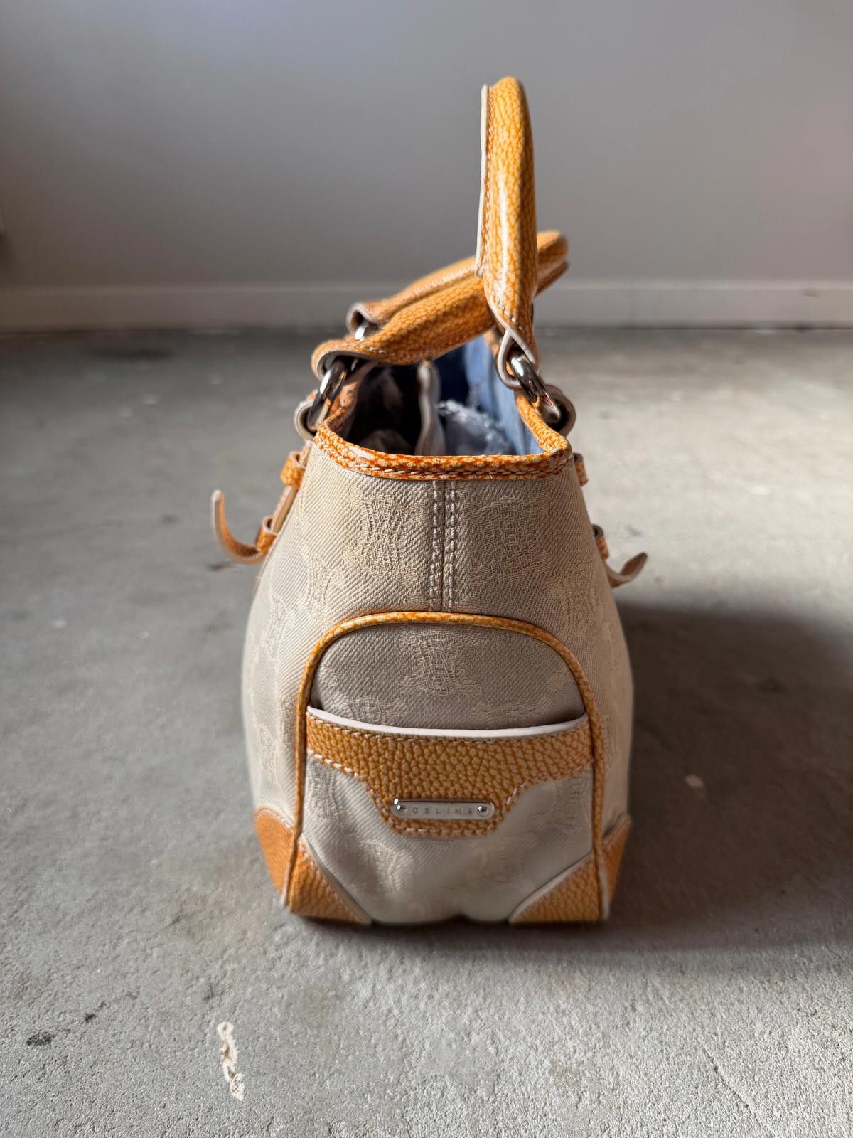 Celine Celine Macadam Boogie Shoulder Bag Grey/Yellow Size ONE SIZE - 6 Thumbnail