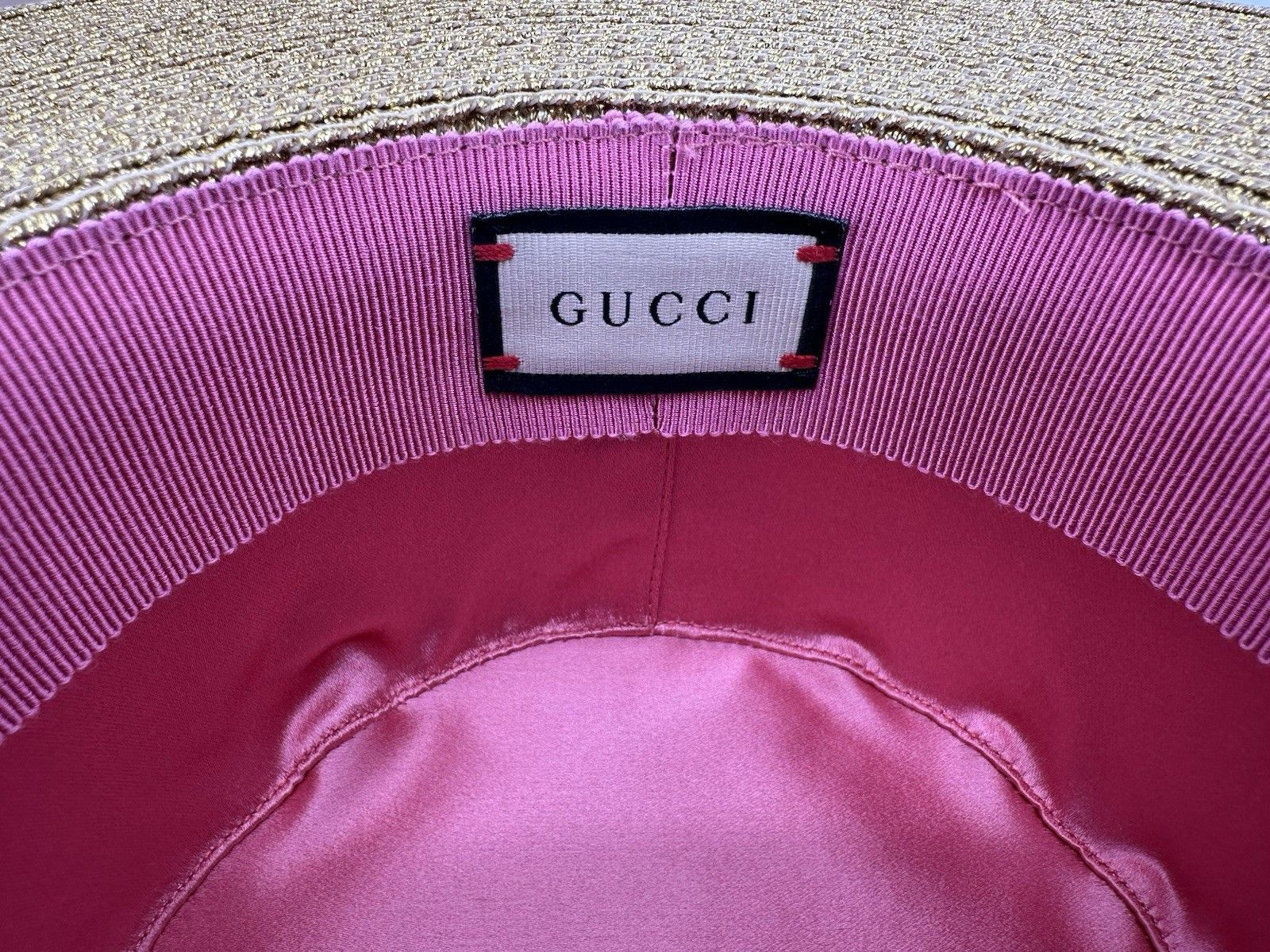 Gucci New Gucci Hat Size-S-56cm Woman's Size ONE SIZE - 9 Thumbnail
