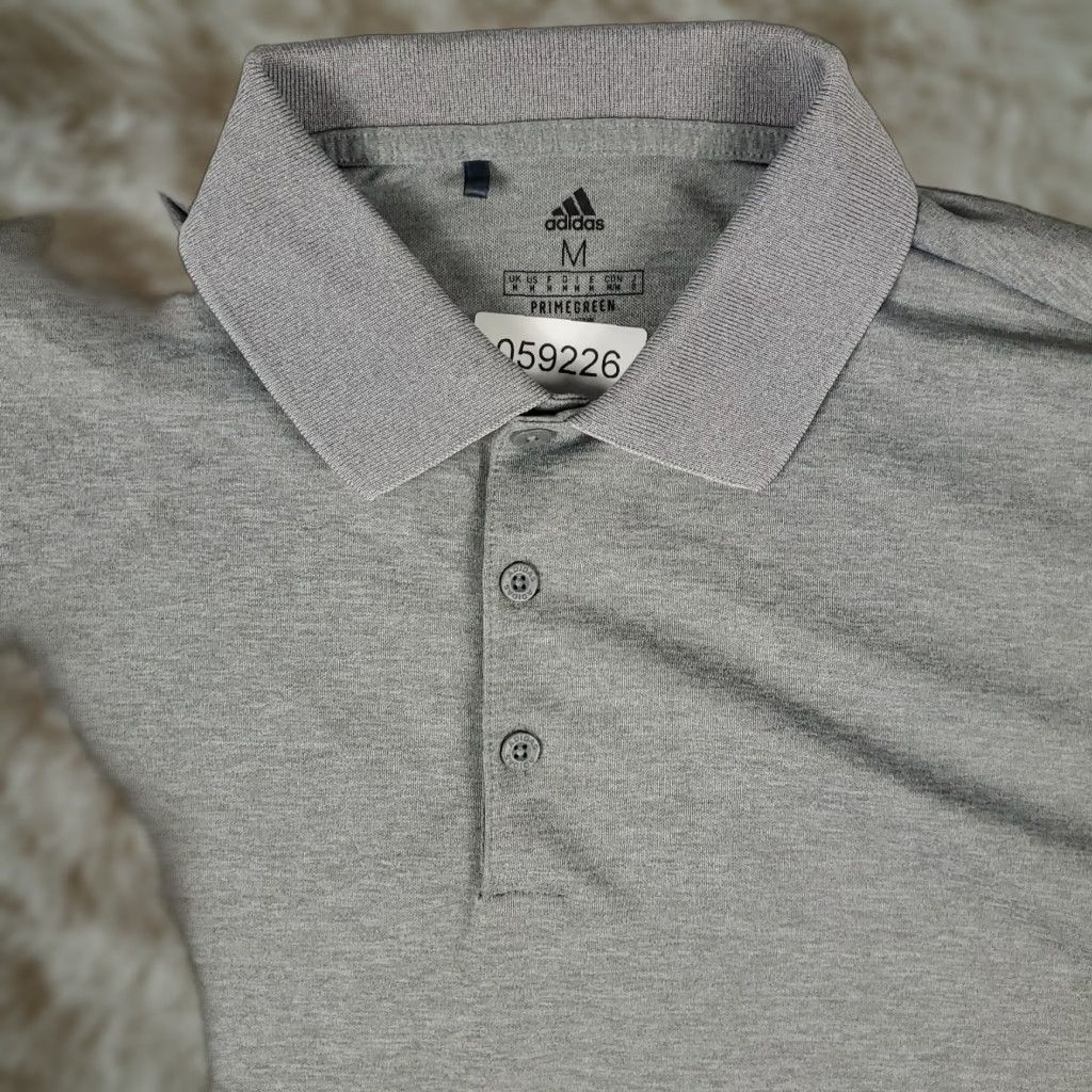 Adidas Adidas Polo Shirt Mens Size Medium Gray Golf Casual Short Sleeve Polo Shirt Mens Gray Adidas Size US M / EU 48-50 / 2 - 1 Thumbnail