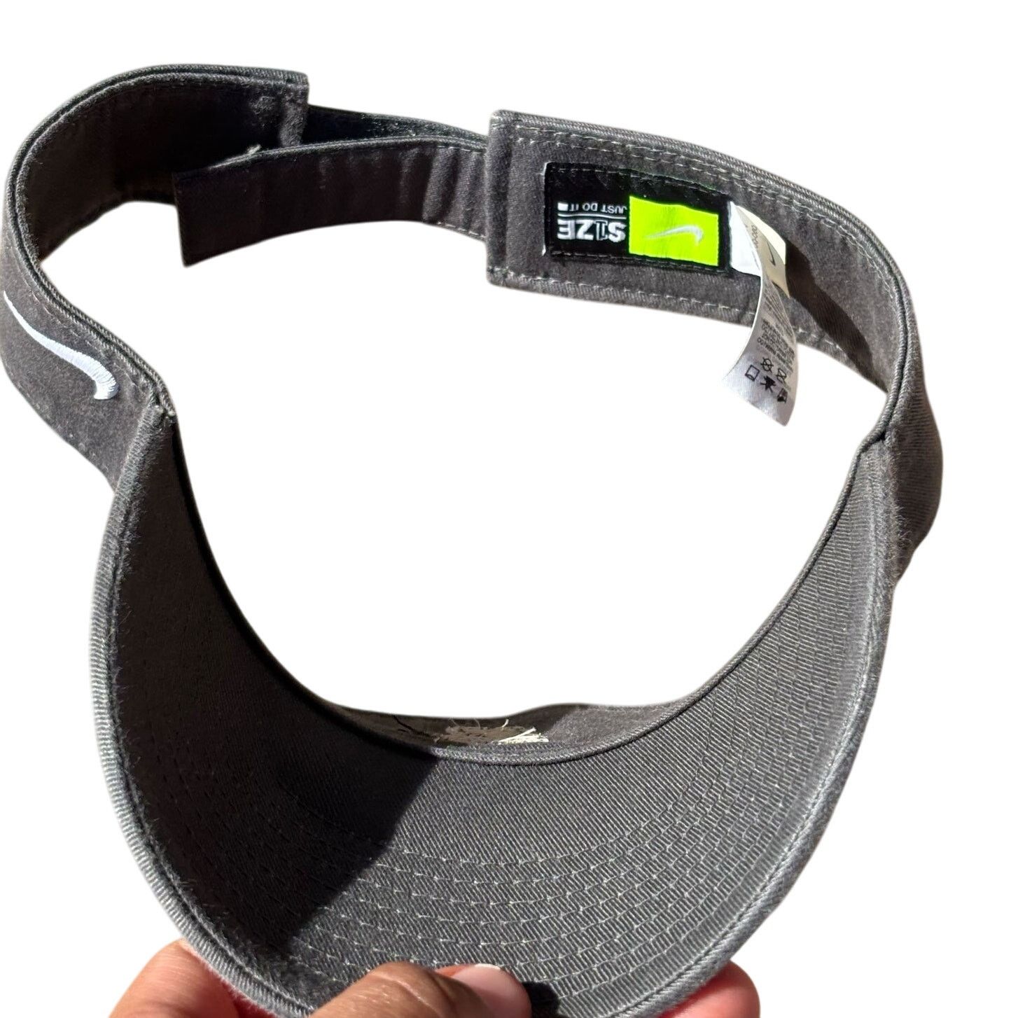 Nike Gray Nike University Lynchburg Visor Size ONE SIZE - 6 Thumbnail