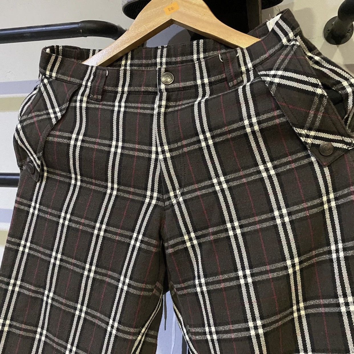 Burberry × Vintage Vintage Burberry London Nova Check Stretchable Pants Size US 28 / EU 44 - 3 Thumbnail