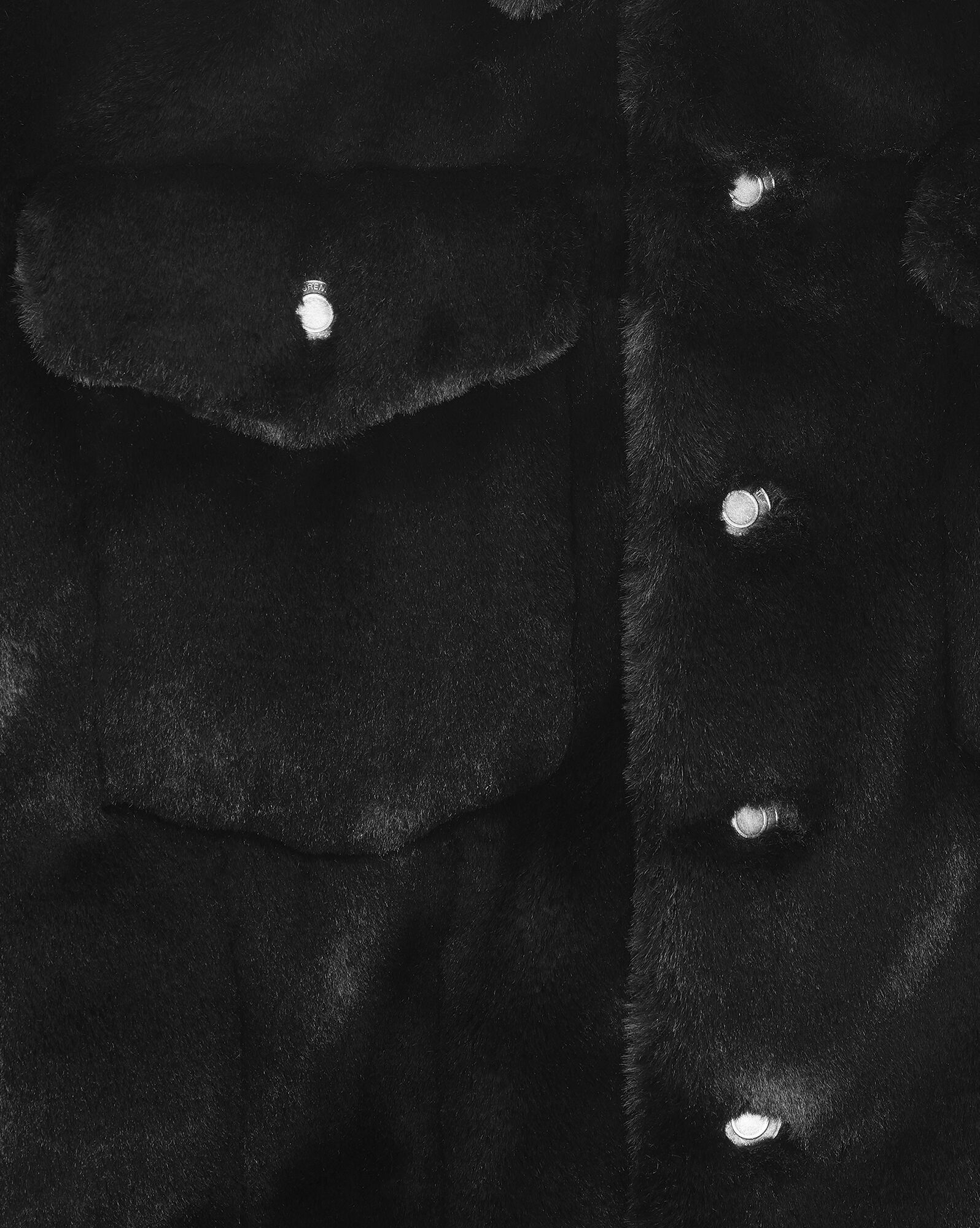 Saint Laurent Paris o1bcso1str1224 Denim Jacket In Animal Free Fur in Noir Size US S / EU 44-46 / 1 - 3 Thumbnail