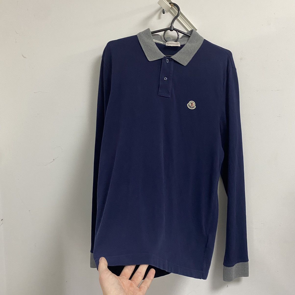 Moncler MONCLER long sleeve polo XL Size US L / EU 52-54 / 3 - 4 Thumbnail