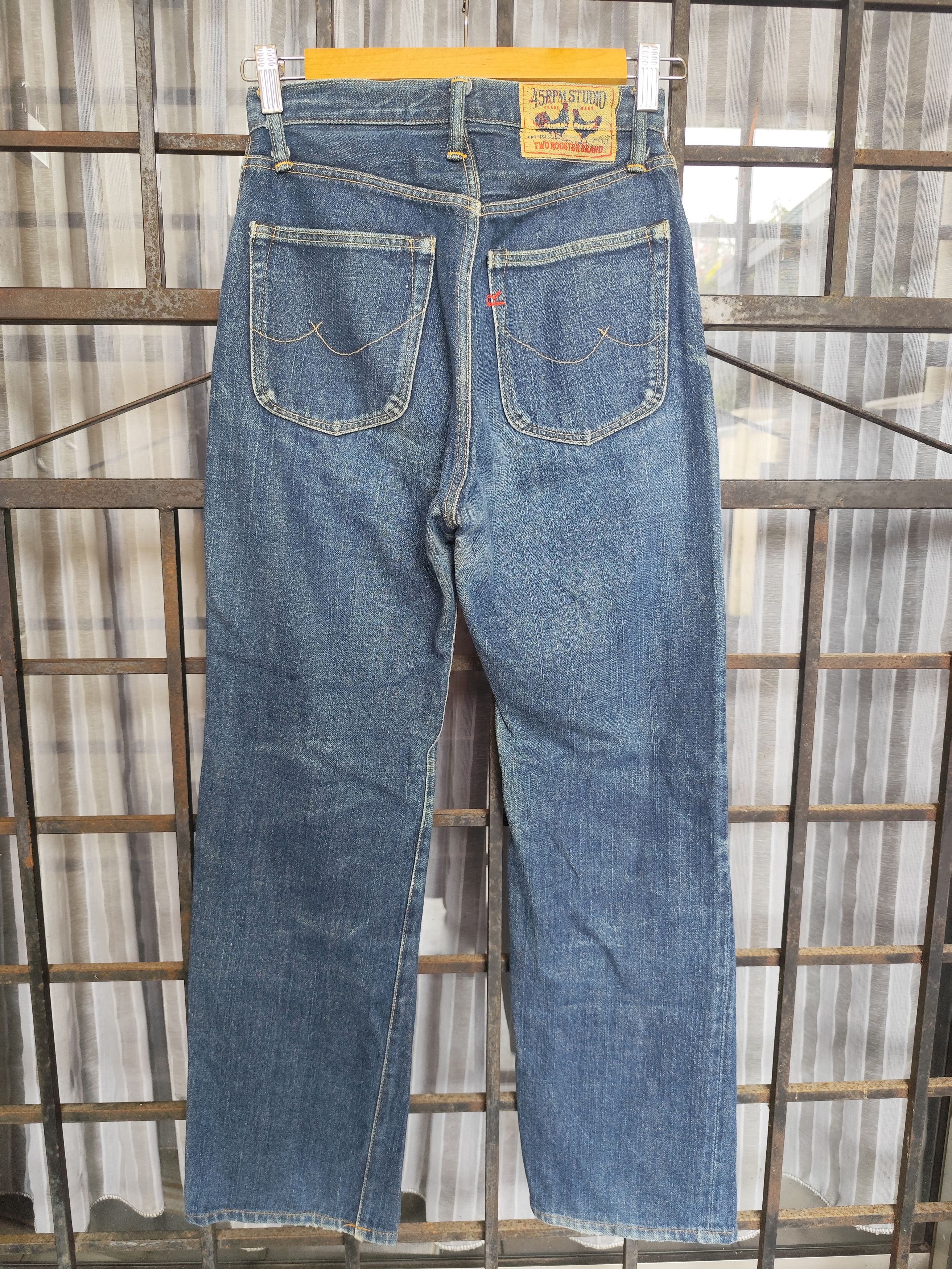 45rpm 🇯🇵45 RPM STUDIO TWO ROOSTER BRAND JEANS W29 Size 29" - 15 Thumbnail