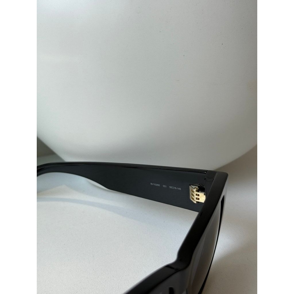 Bottega Veneta NEW Bottega Veneta BV1026S Unisex Black Square Sunglasses Size ONE SIZE - 9 Thumbnail