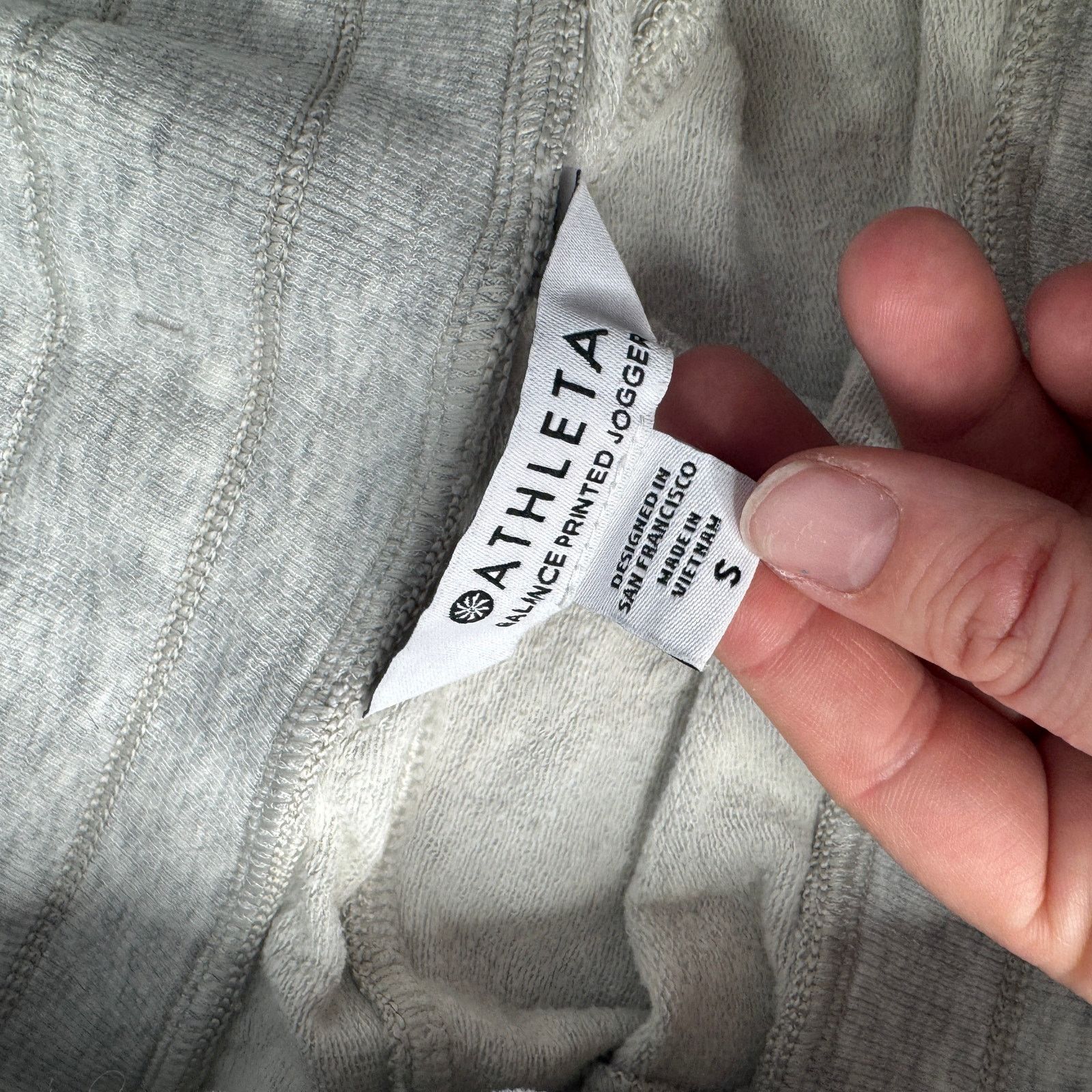 Athleta Athleta Balance Printed Joggers Gray Tie Dye Camo Tencel SM Size 28" / US 6 / IT 42 - 3 Thumbnail