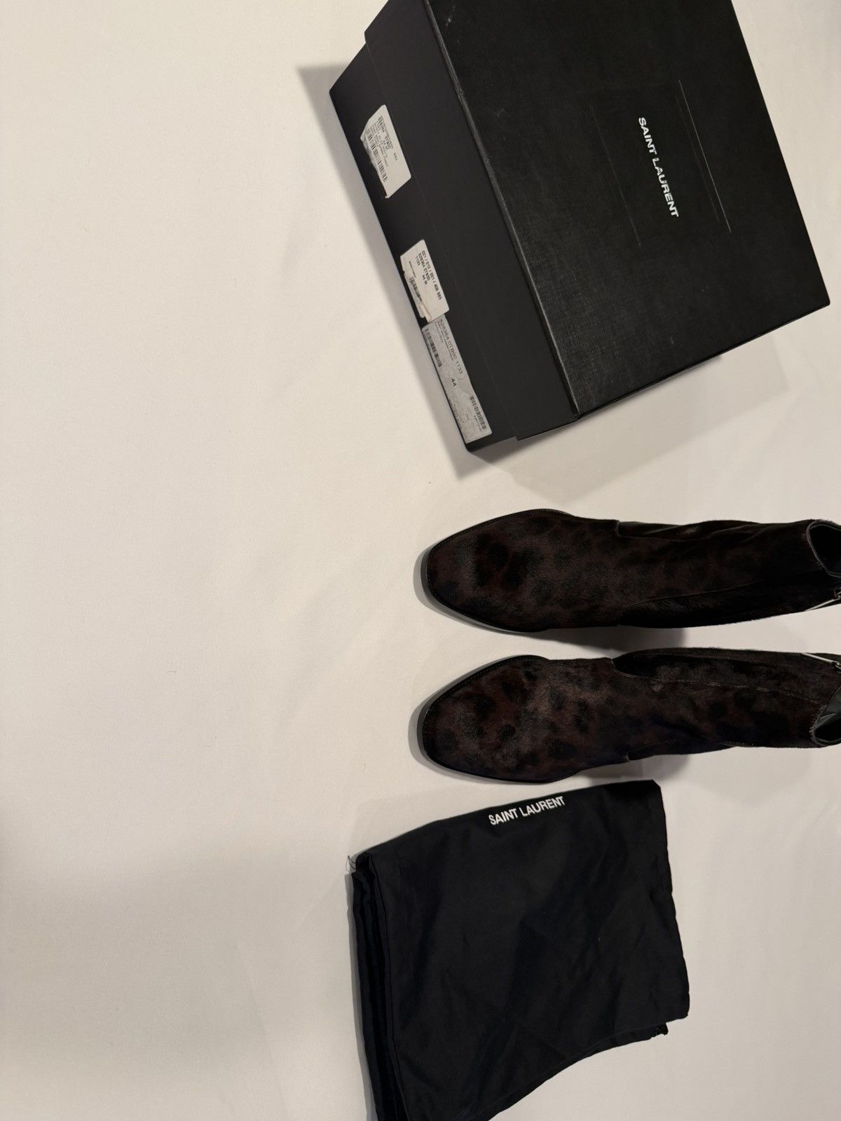Saint Laurent Paris SAINT LAURENT pony hair lynx print Boots 44/11. Size US 11 / EU 44 - 9 Thumbnail