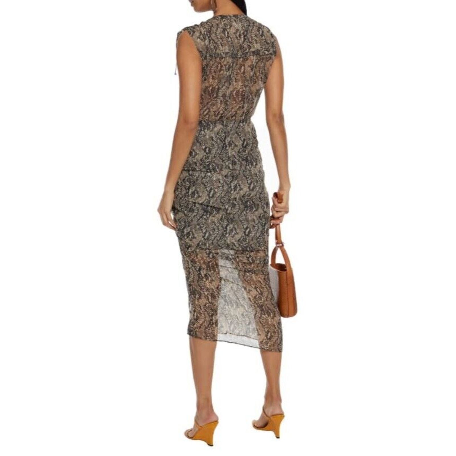 Veronica Beard Veronica Beard Women Snake Print Silk Cocktail Dress Size 0 Size XS / US 0-2 / IT 36-38 - 2 Thumbnail