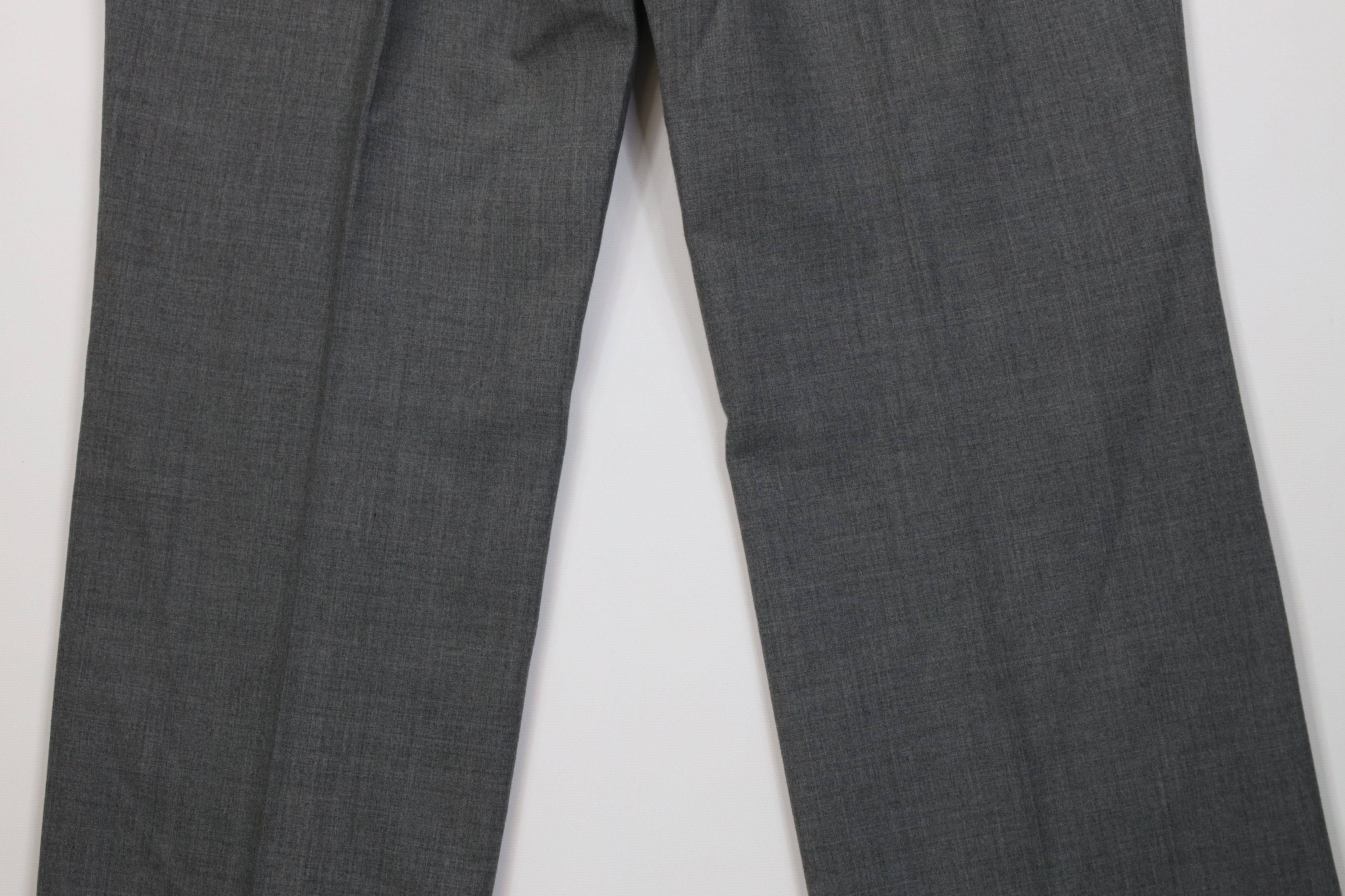 Vintage Vintage 70s Streetwear Wool Knit Wide Leg Chino Pants Gray Size US 32 / EU 48 - 13 Thumbnail