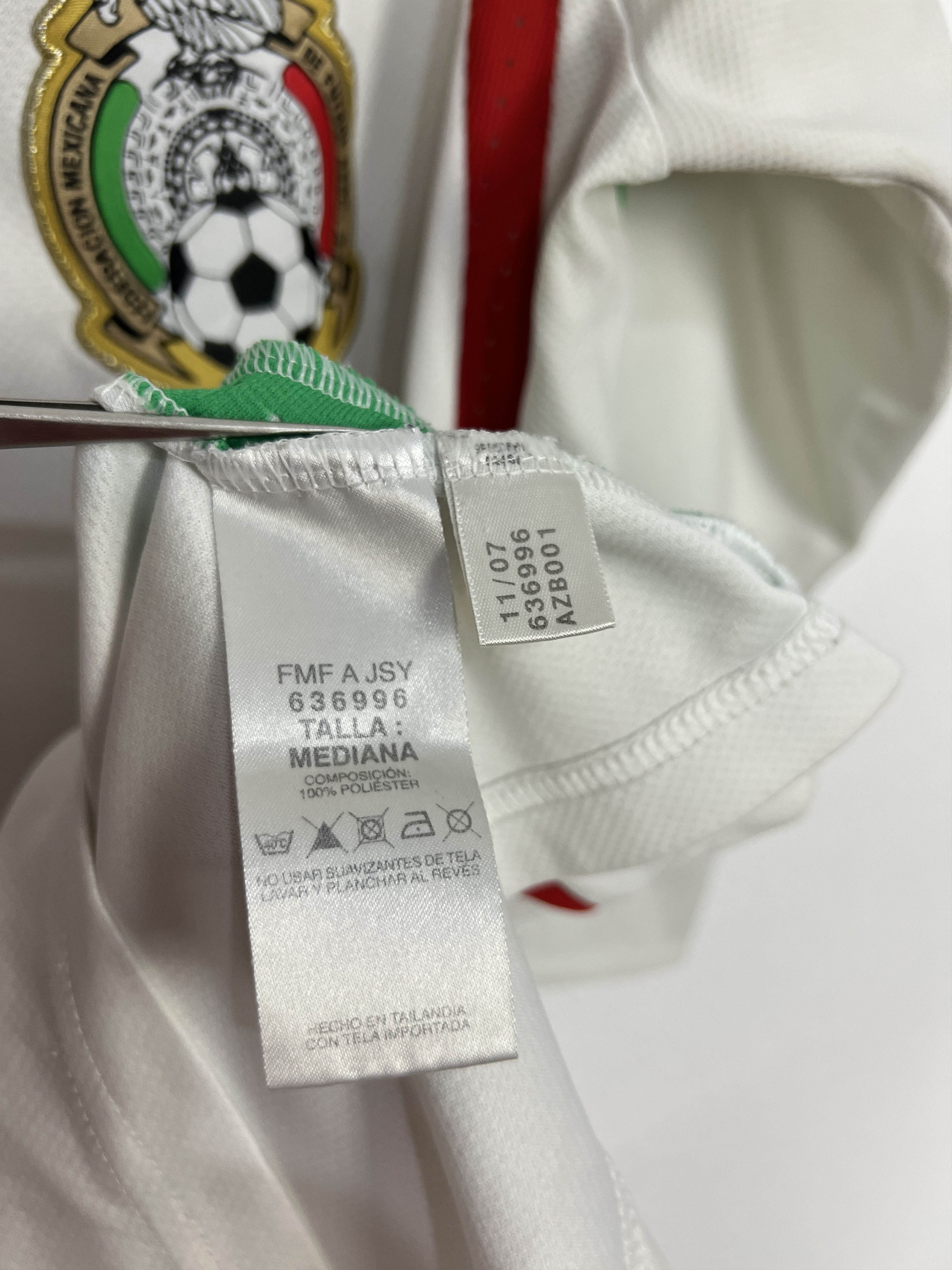 Adidas Mexico Away football shirt Soccer Jersey National Trikot Size US M / EU 48-50 / 2 - 9 Thumbnail