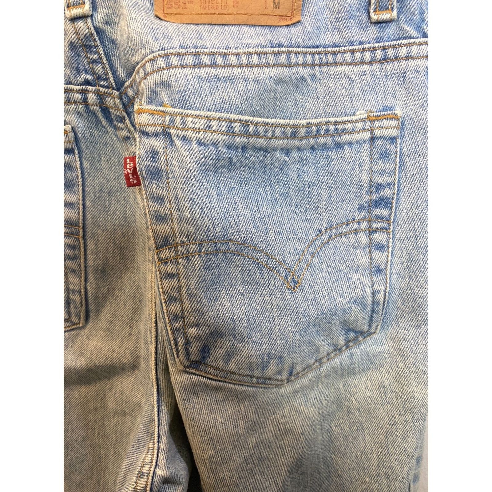 Levi's VINTAGE Levi's 551 Jeans Womens High Rise Relaxed Tapered Leg Blue USA Made Sz 12 Size 34" / US 12 / IT 48 - 2 Thumbnail