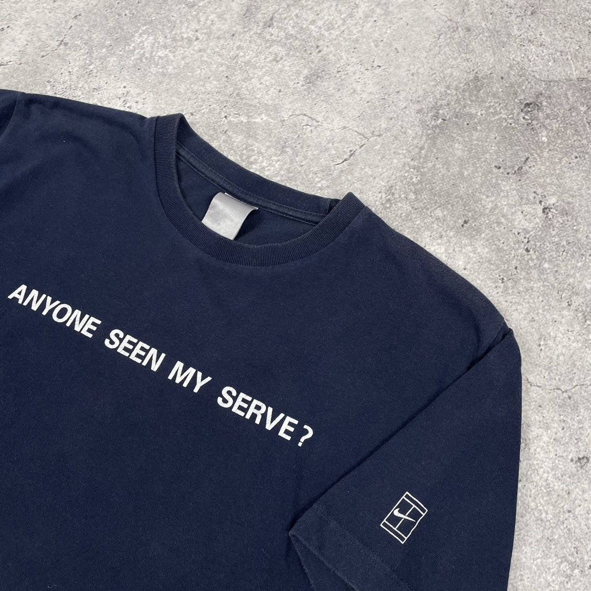 Nike Vintage Nike Court “Anyone Seen My Serve ?” T-Shirt Size US M / EU 48-50 / 2 - 4 Thumbnail