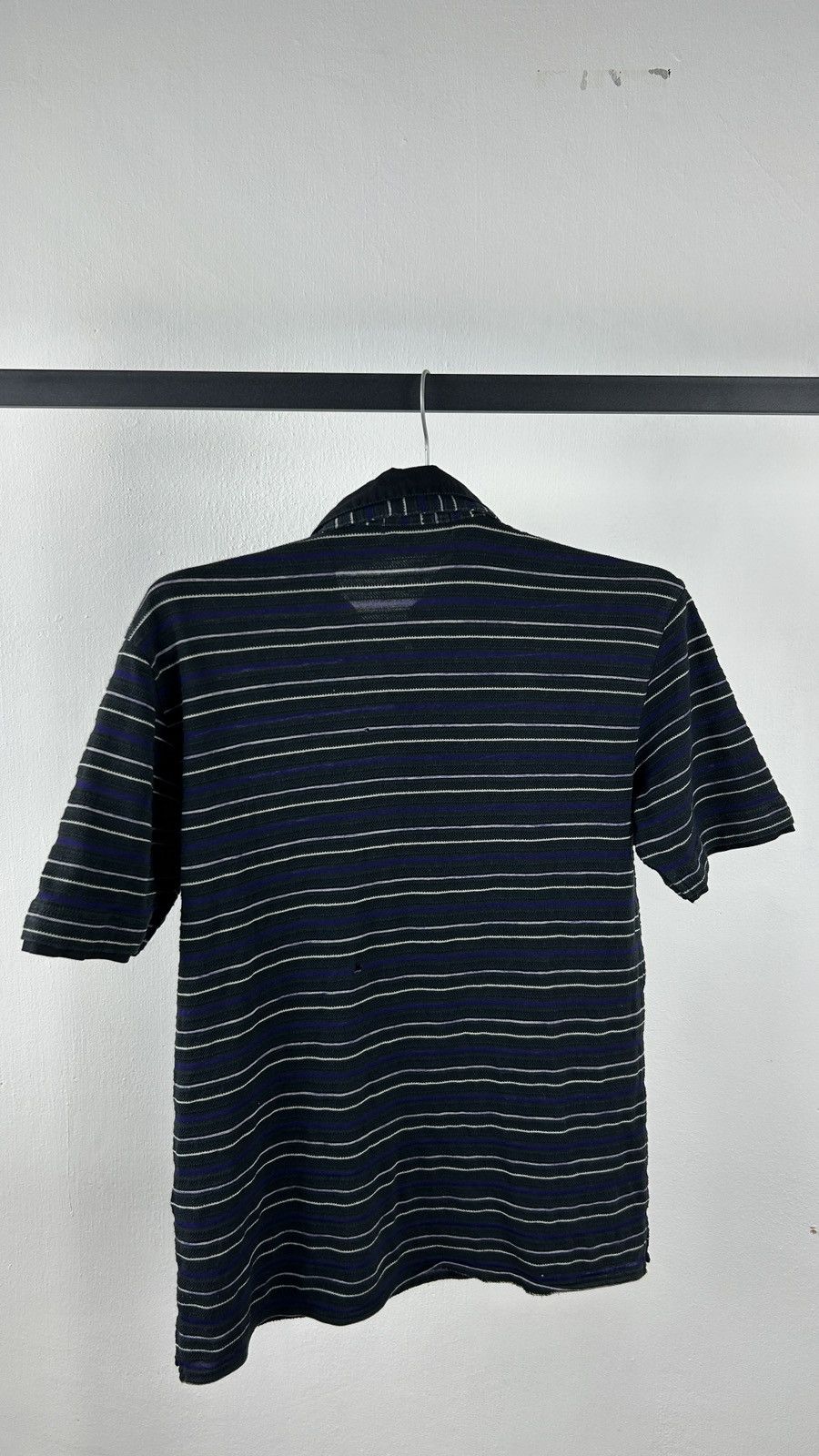 Japanese Brand × Michel Klein × Vintage Michel Klein Homme Paris - Striped Polo Size US S / EU 44-46 / 1 - 10 Thumbnail