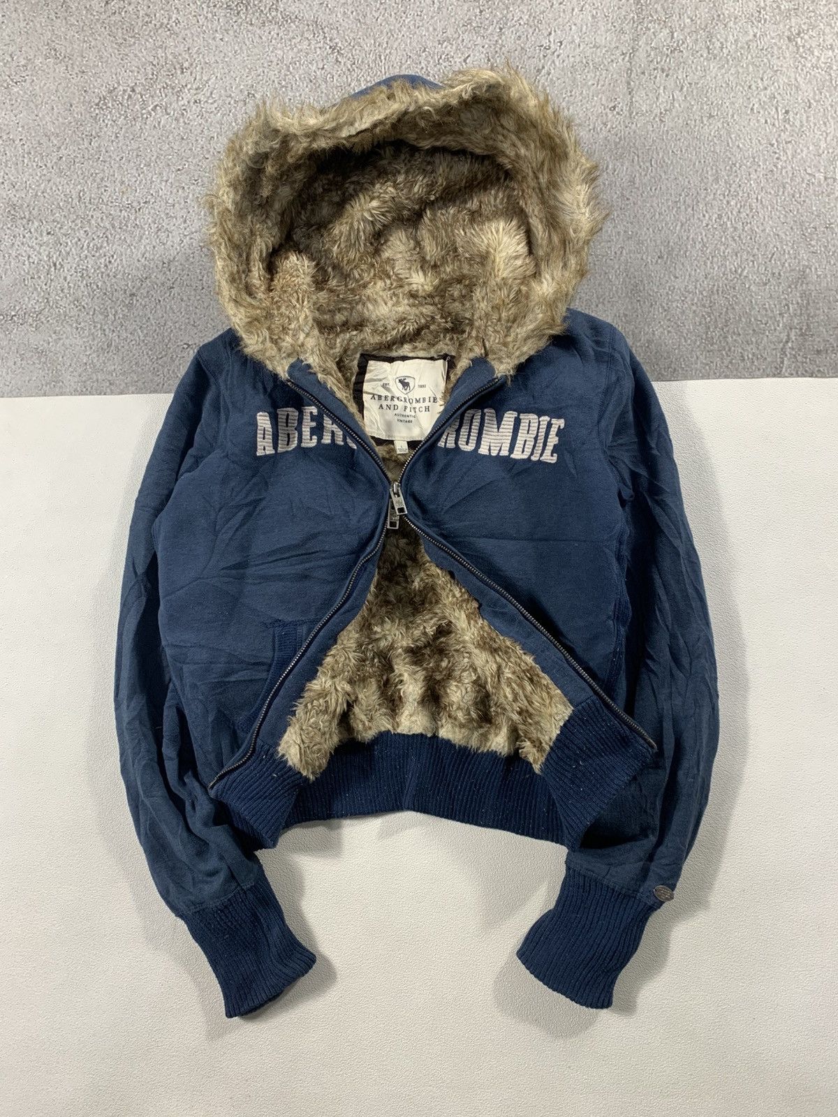 Abercrombie & Fitch Anercrombir fur hoodie jacket Size US L / EU 52-54 / 3 - 2 Thumbnail