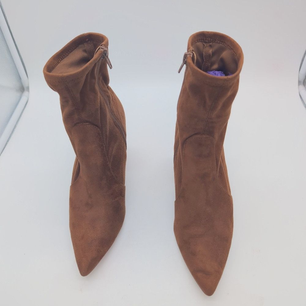 Steve Madden Steve Madden Sz 9 Brown Fabric Suede Ankle Boots Hayes Size US 9 / IT 39 - 4 Thumbnail