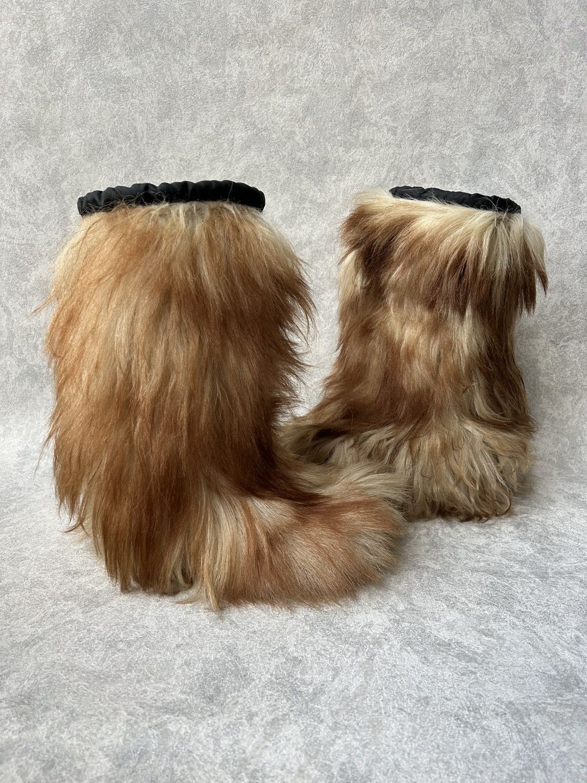 Saba Vintage Y2K Goat Fur Yeti Winter Boots Rick Owens Style Size US 7 / IT 37 - 2 Thumbnail
