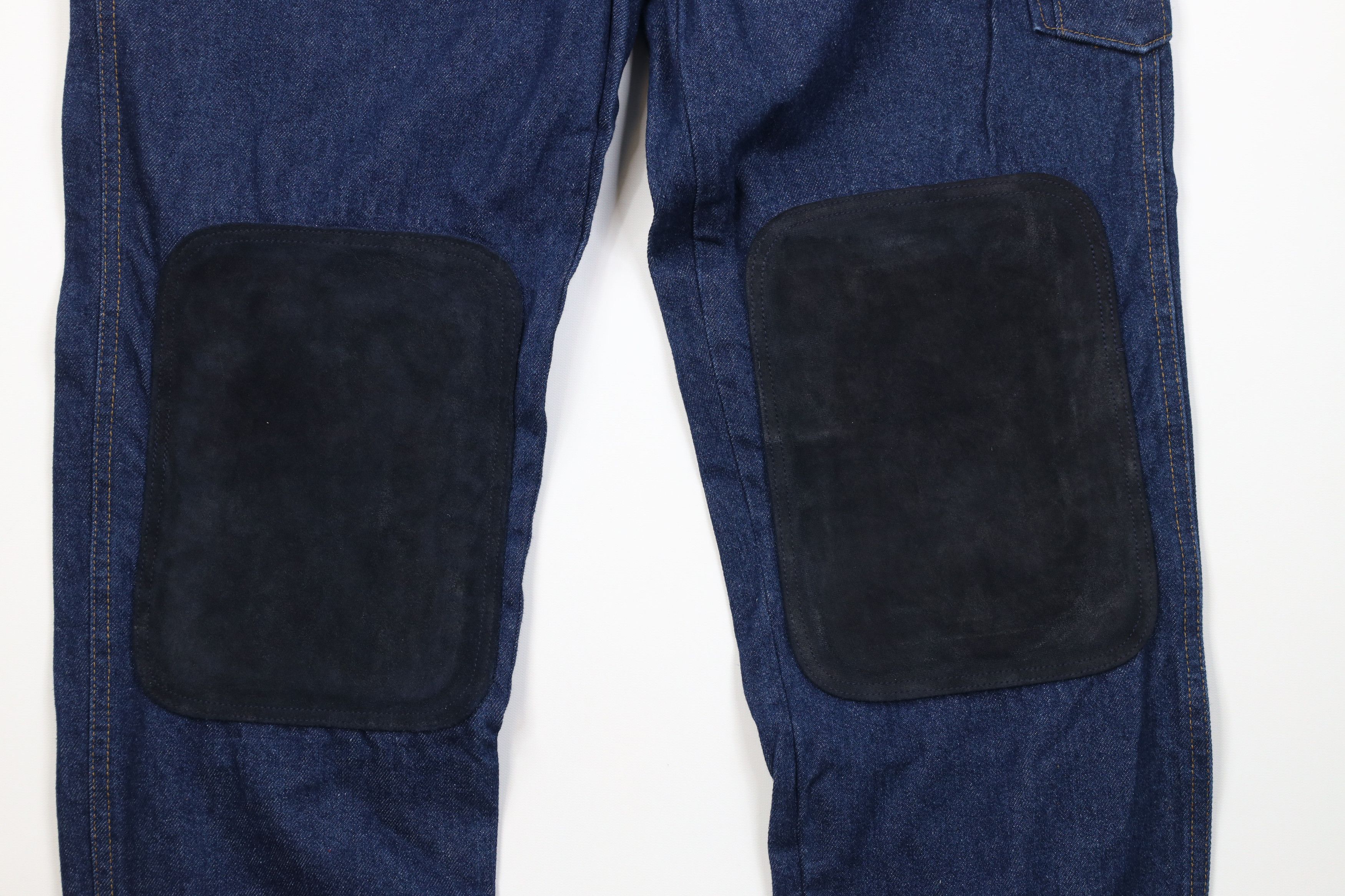 Vintage Deadstock Vintage 90s Padded Denim Jeans Workwear USA Size US 38 / EU 54 - 4 Thumbnail