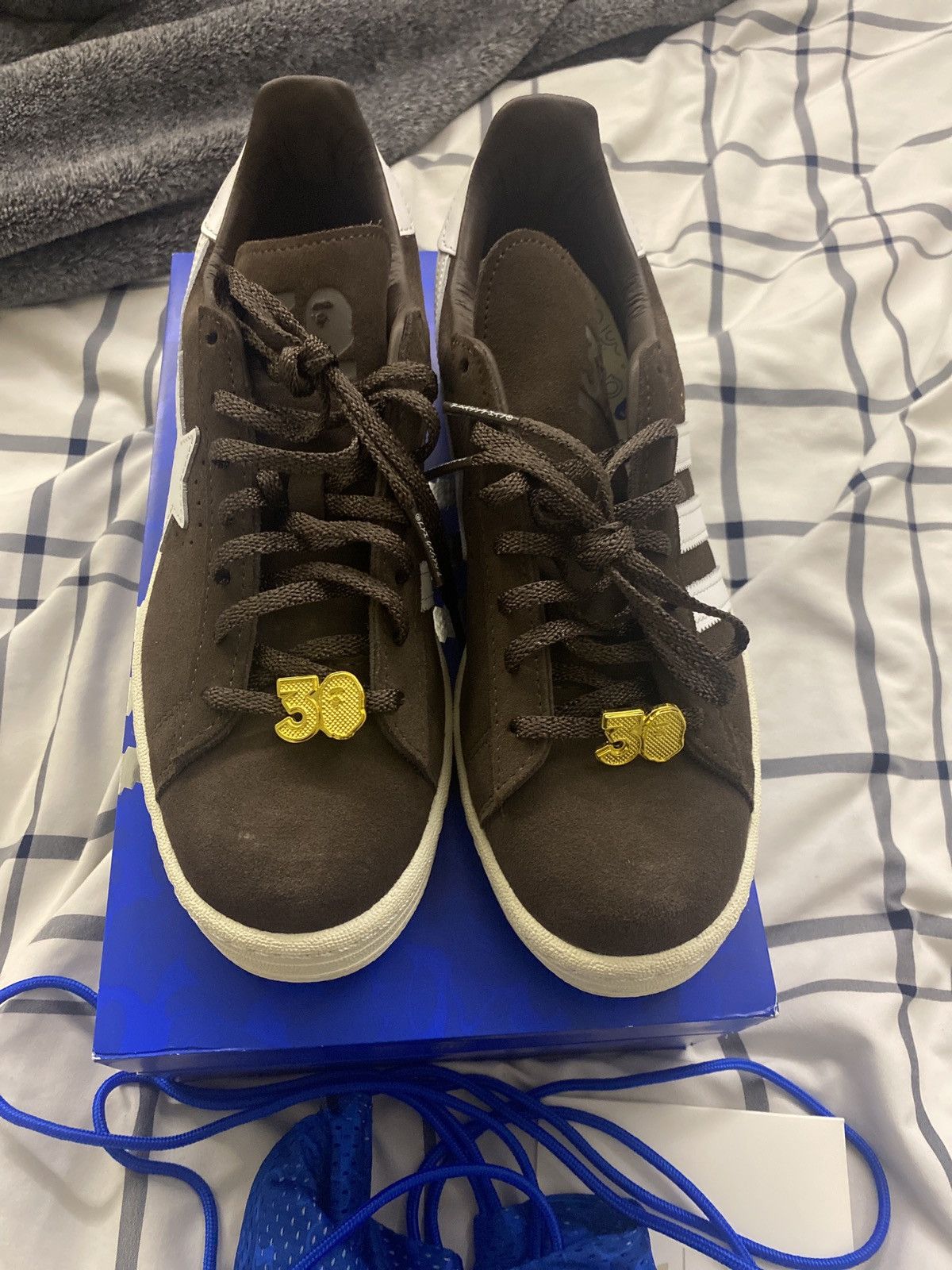 Adidas × Bape Bape x Adidas Campus 80s 30th Anniversary Size US 8 / EU 41 - 4 Thumbnail